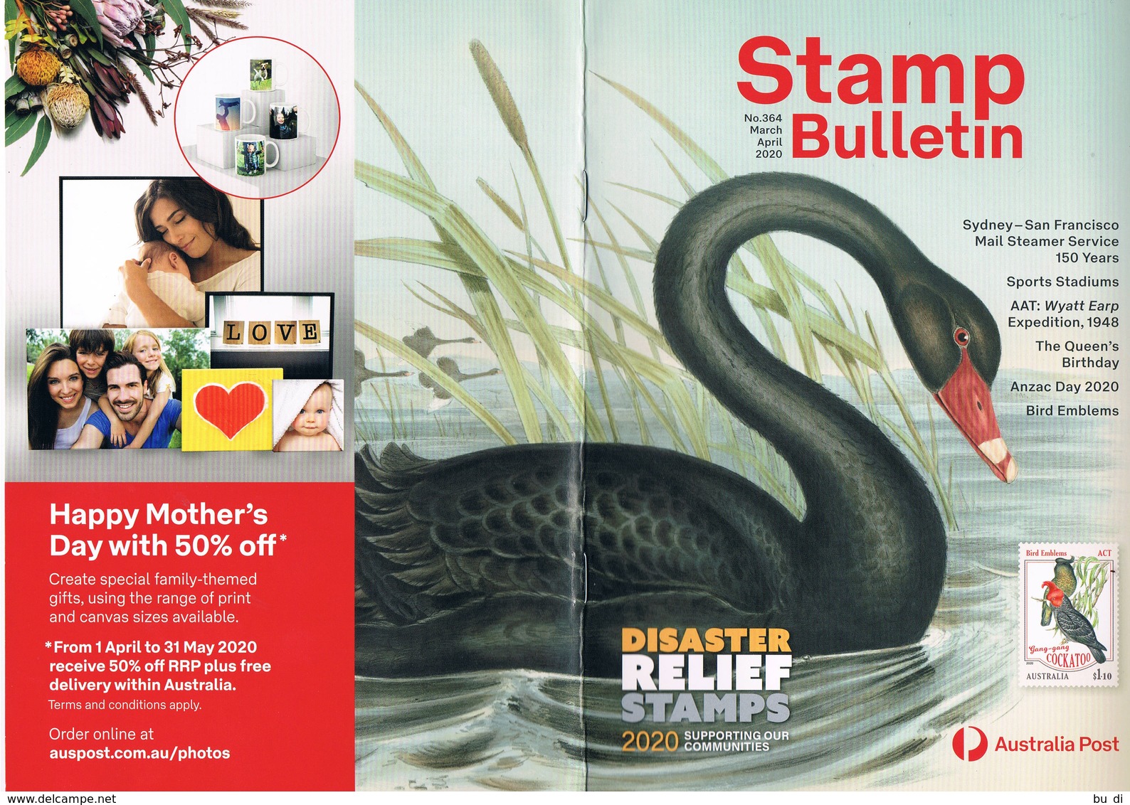 Australien - Australia - Stamp Bulletin - March / April 2020 - Englisch, Animals, Royals, Ships, Disaster Relief Stamps - Inglés (desde 1941)
