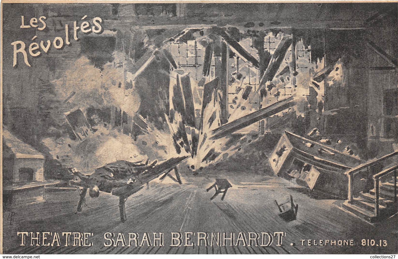 75004-PARIS-THEATRE SARAH BERNHARDT- LES REVOLTES - Arrondissement: 04