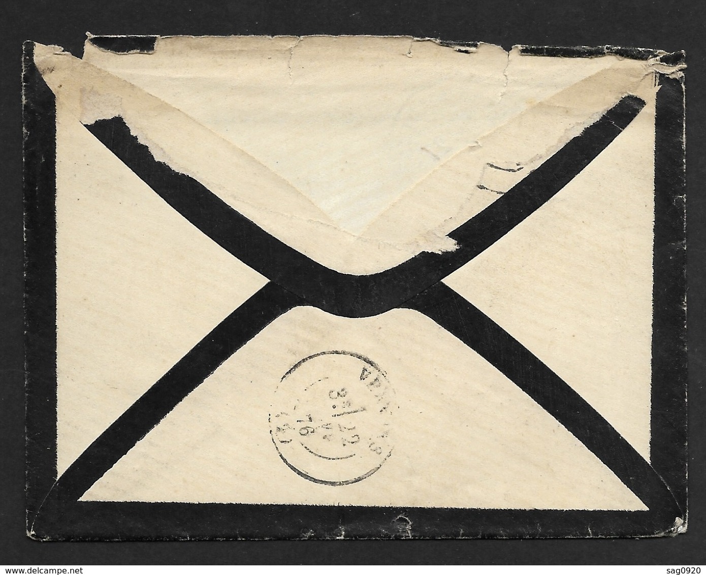 Enveloppe Avec Cachet Gare D'Amiens-Losange Des Ambulants Sur N°60 - 1849-1876: Période Classique