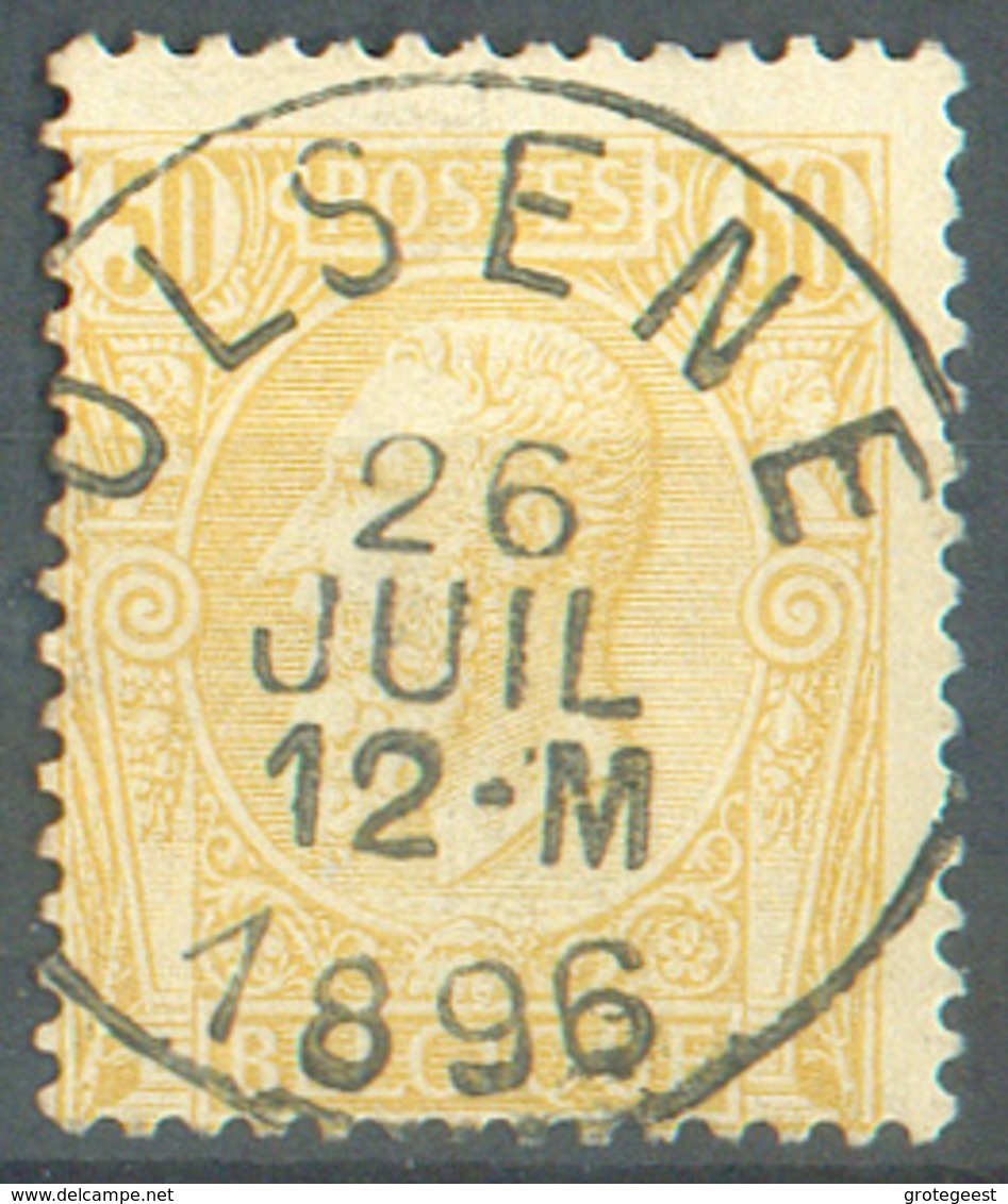 N°50 Obl. Sc OLSENE 26 Juillet 1896 Centrale.  Pièce De Concours. 15192 - 1884-1891 Léopold II