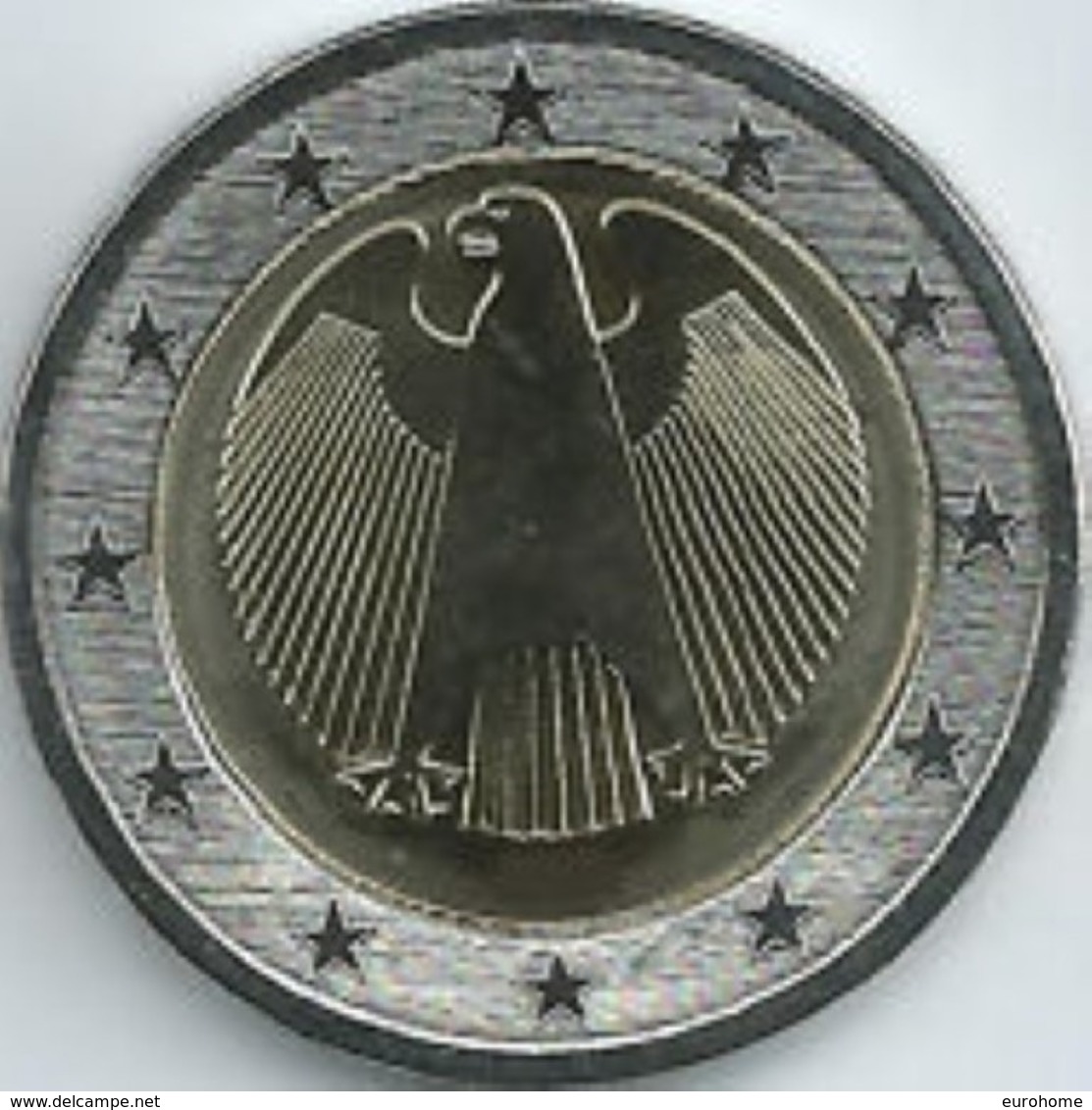 Duitsland 2010  2 Euro Adler    Letter D   Atelier D      UNC Uit De Rol  UNC Du Rouleaux - Germany