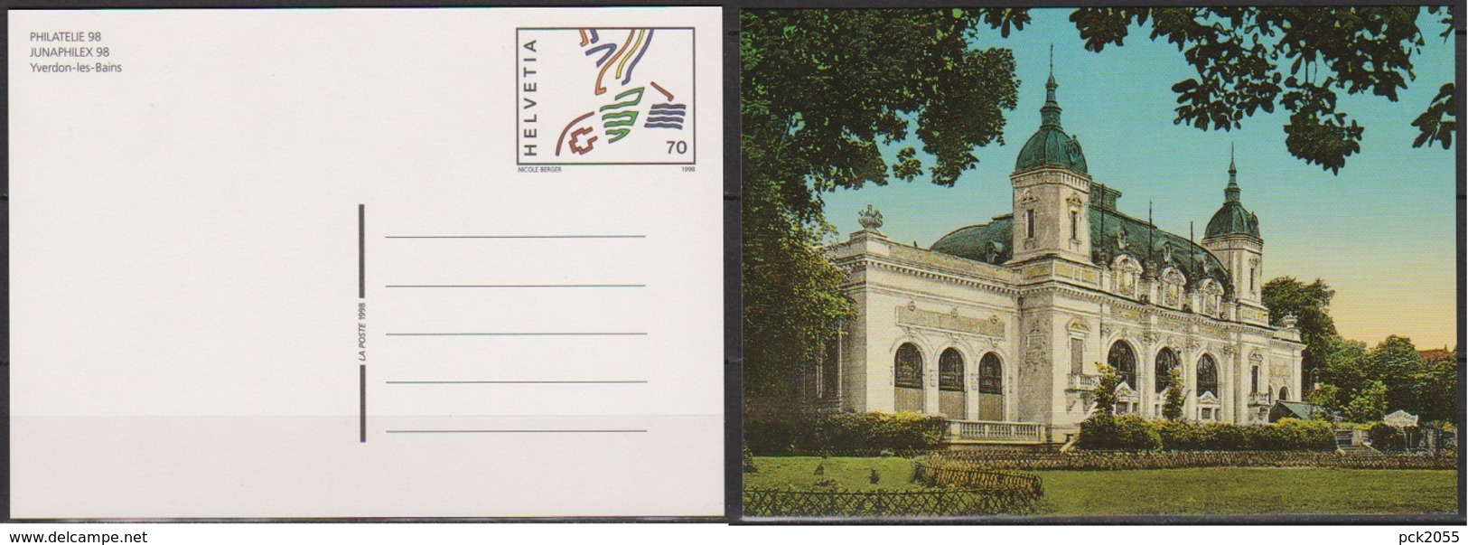 Schweiz Ganzsache1998 Nr.P 265 Ungebraucht Nationale Briefmarkenausstellung (PK199)günstige Versandkosten - Stamped Stationery