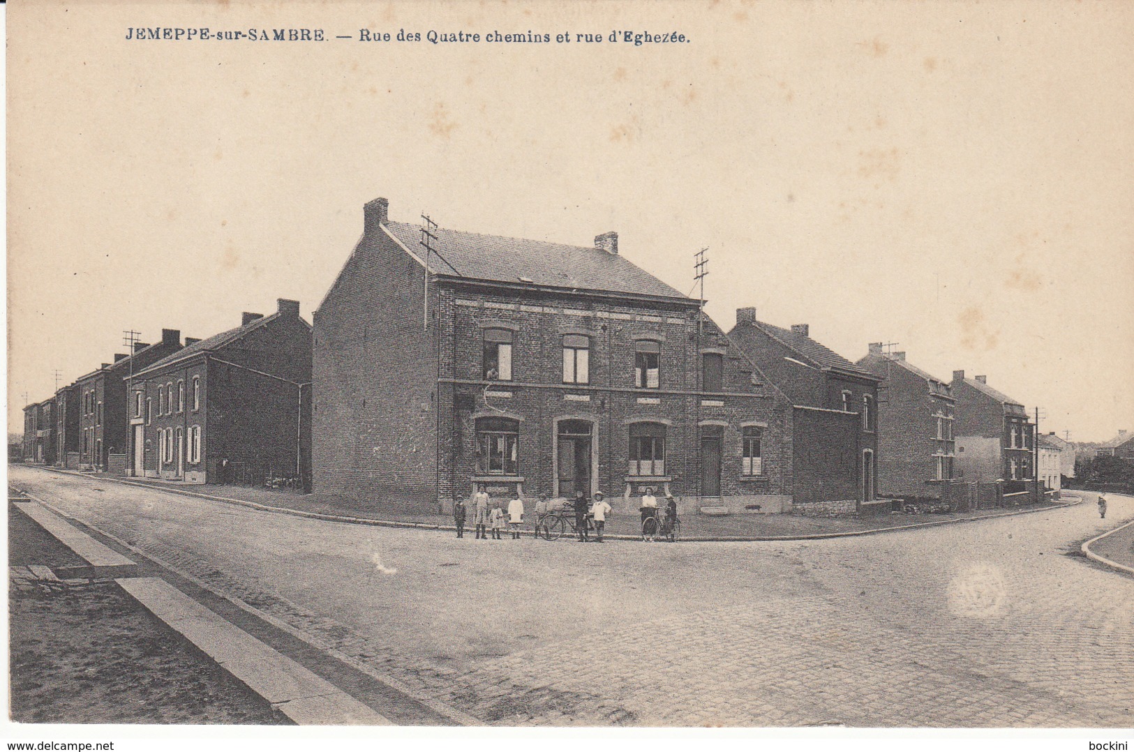 Jemeppe-sur-Sambre - Rue Des Quatres Chemins Et Rue D' Eghezée - état Voir Scan. - Jemeppe-sur-Sambre