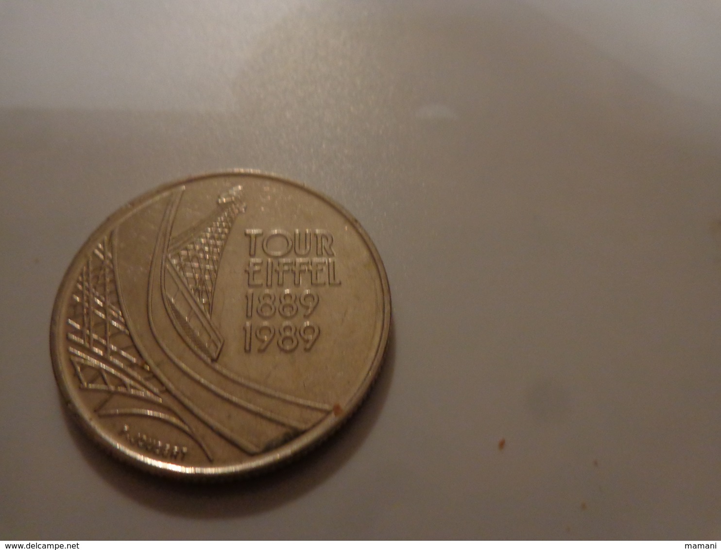 Pièce De Monnaie Française 5 Francs 1989 100 Ans Tour Eiffel - Autres & Non Classés