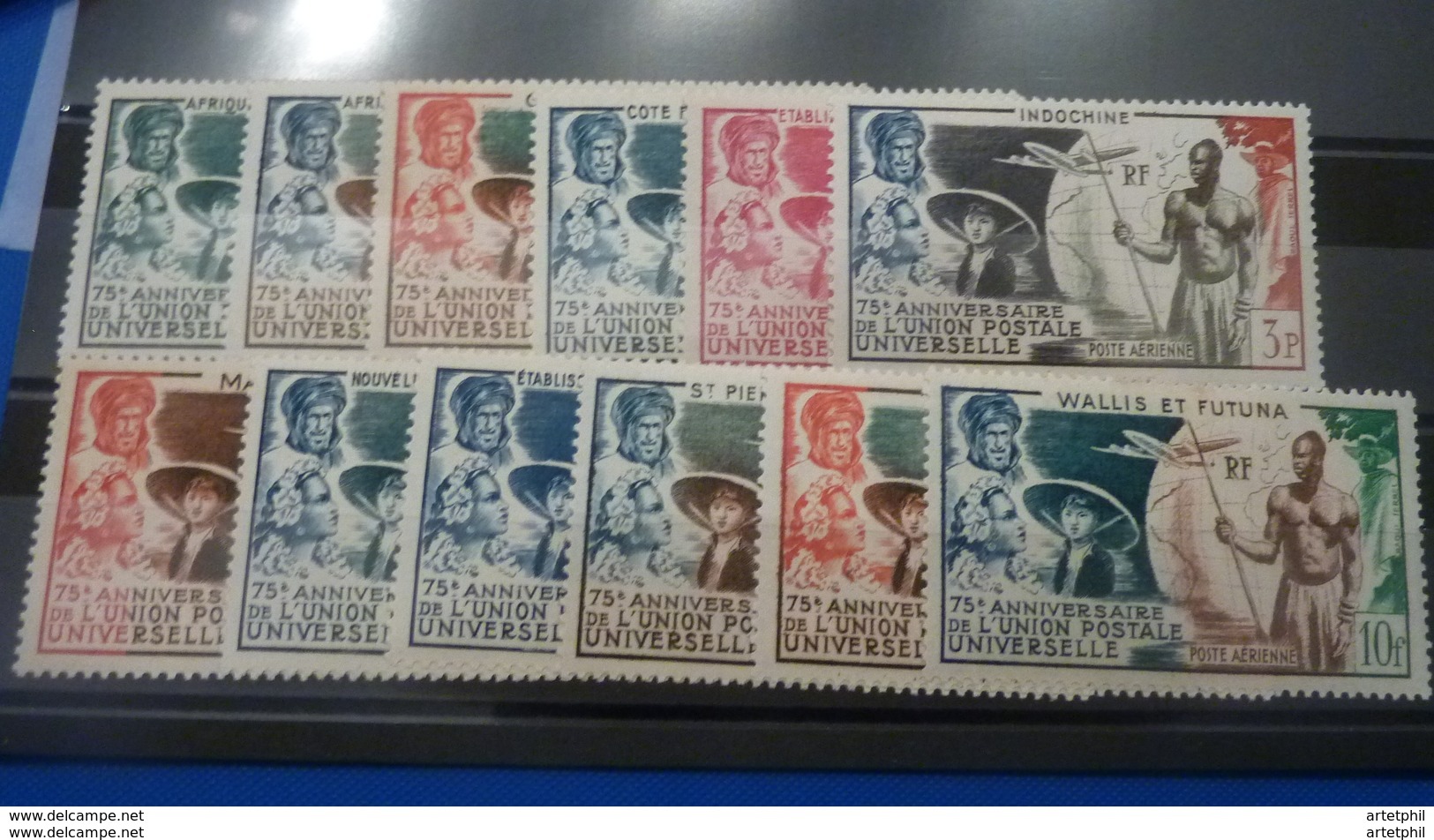 COLONIES FRANCAISES - 1949 75e Anniversaire De L'UPU