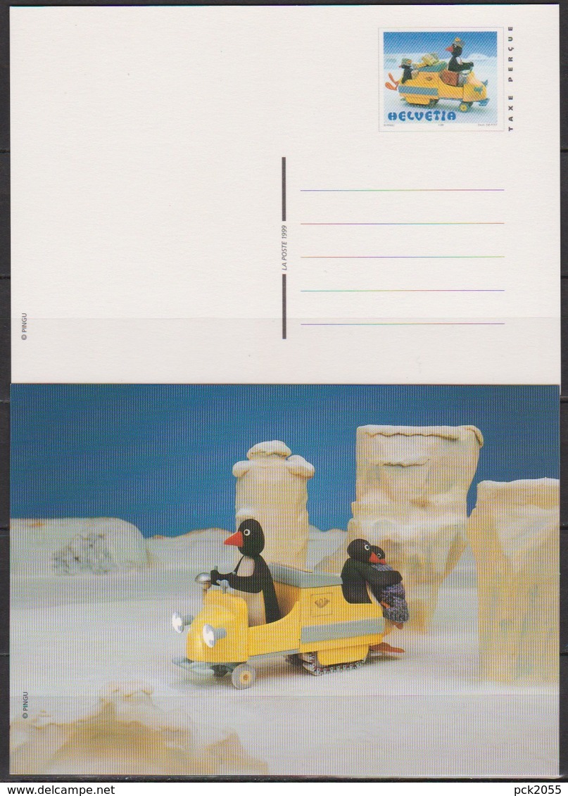 Schweiz Ganzsache1999 Nr.P 269 Ungebraucht Trickfilmfigur Pingu (d219)günstige Versandkosten - Stamped Stationery