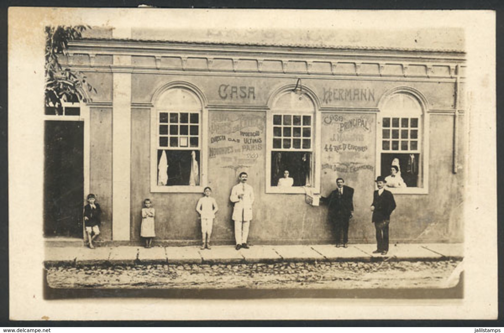 BRAZIL: Real Photo PC With View Of "Casa Hermann", Fine Quality" - Autres & Non Classés