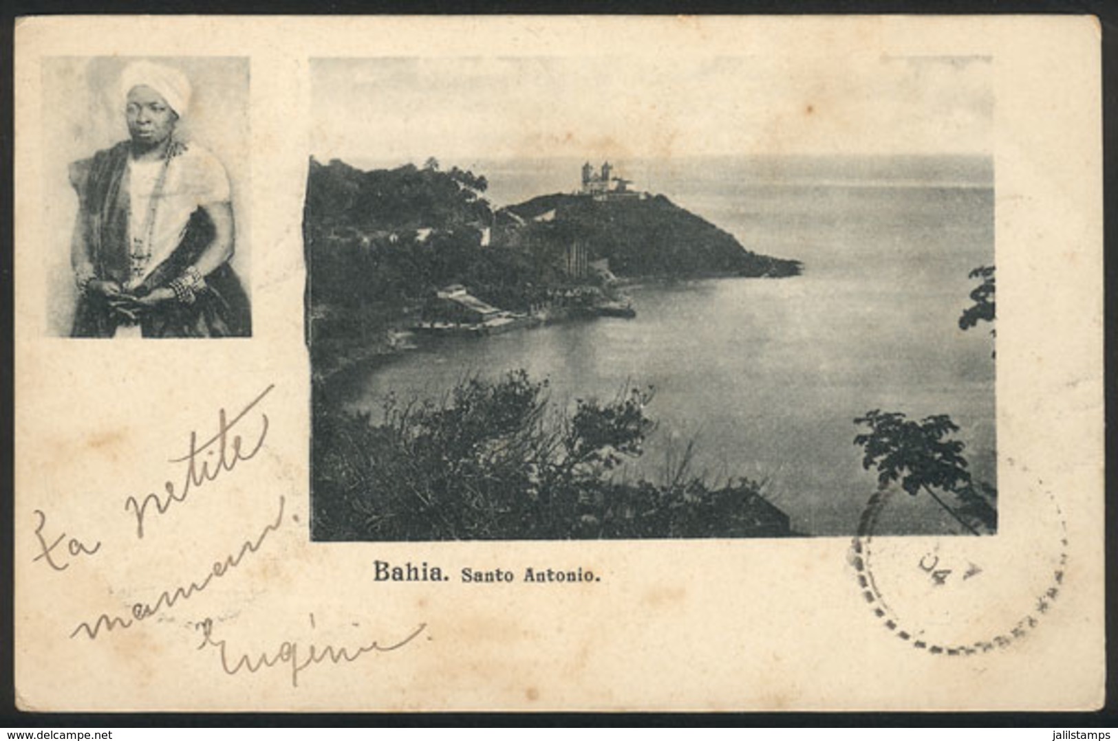 BRAZIL: BAHIA: Santo Antonio, With Postmark Of 1904, Fine Quality - Autres & Non Classés