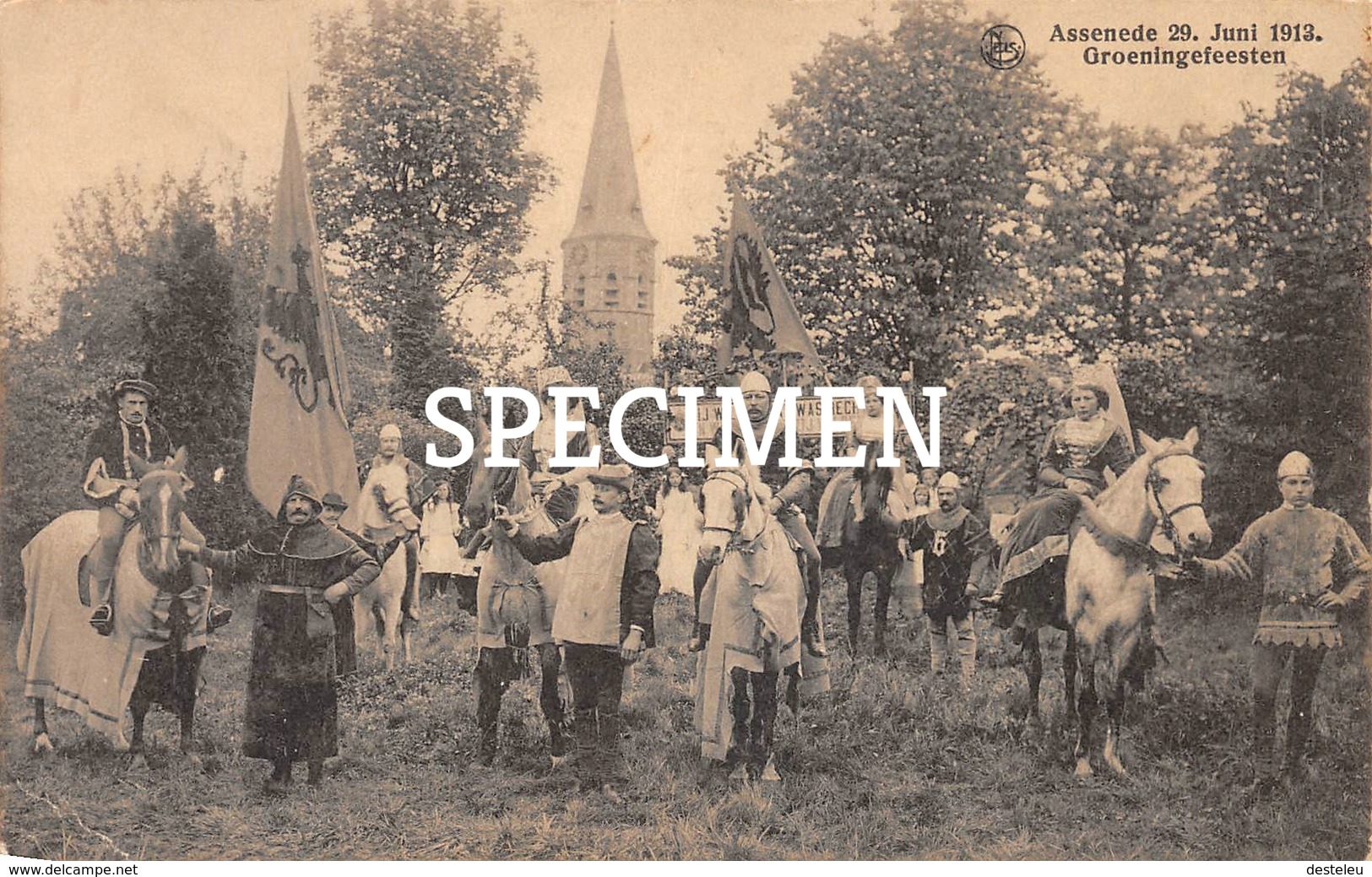 Groeningefeesten  29 Juni 1913 - Assenede - Assenede
