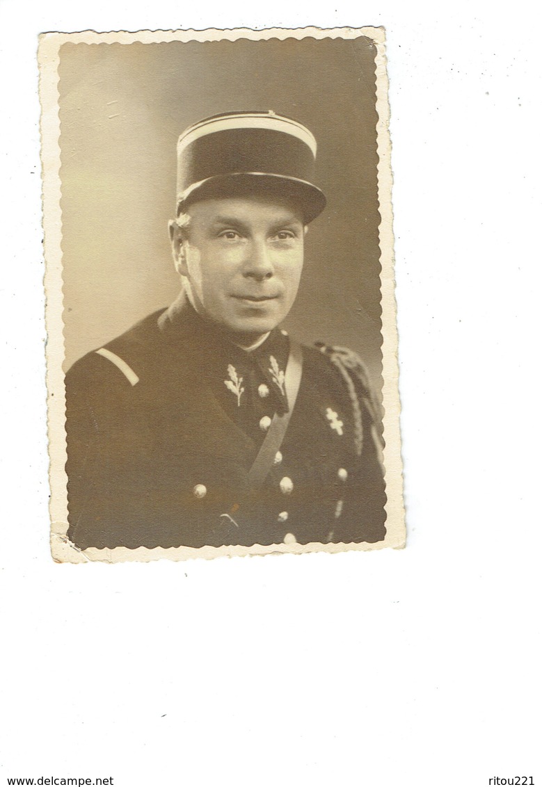 Carte Photo - Soldat En Uniforme - Croix De Lorraine - Képi - 1945 - Photo Jerome - Documents