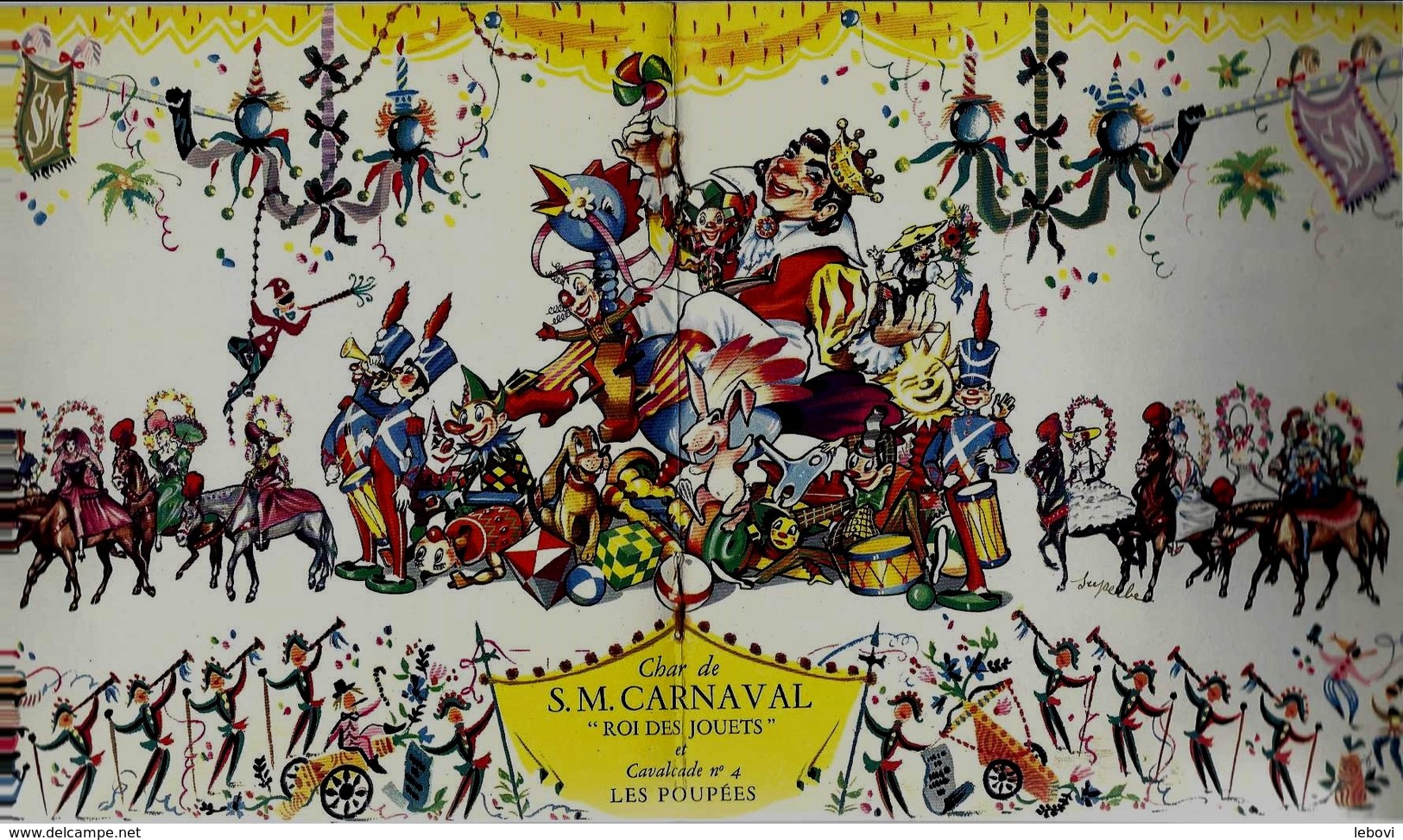 NICE Carnaval 1954  - Présentation Des Chars - Fasching & Karneval