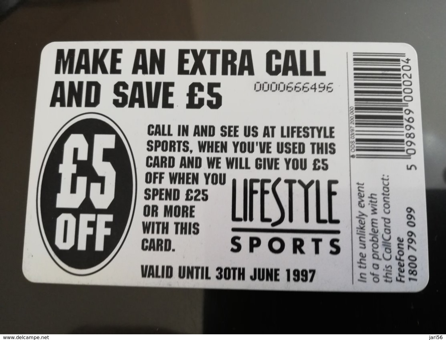 IRELAND /IERLANDE 20 Units Call Card LIFESTYLE SPORTS   CHIPCARD      ** 163** - Irlande