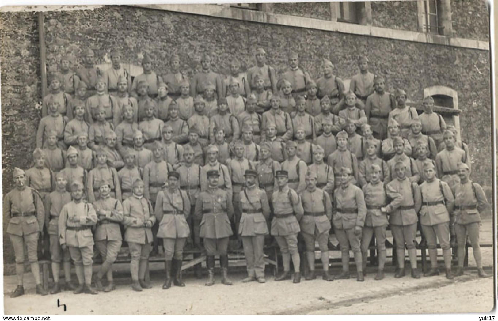 93 FORT DE NOGENT MILITARIA CARTE PHOTO MILITAIRES CLASSE 21 - Andere & Zonder Classificatie