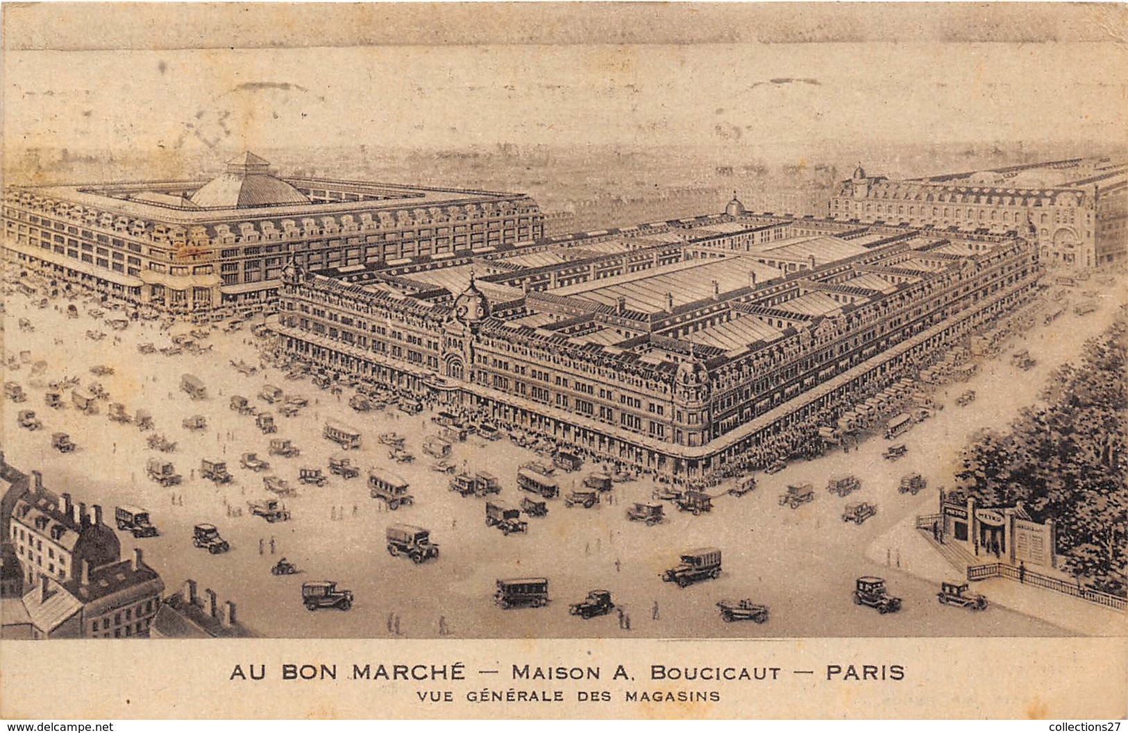 75007-PARIS- AU BON MARCHE- MAISON A. BOUCICAUT VUE GENERALE DES MAGASINS - Arrondissement: 07