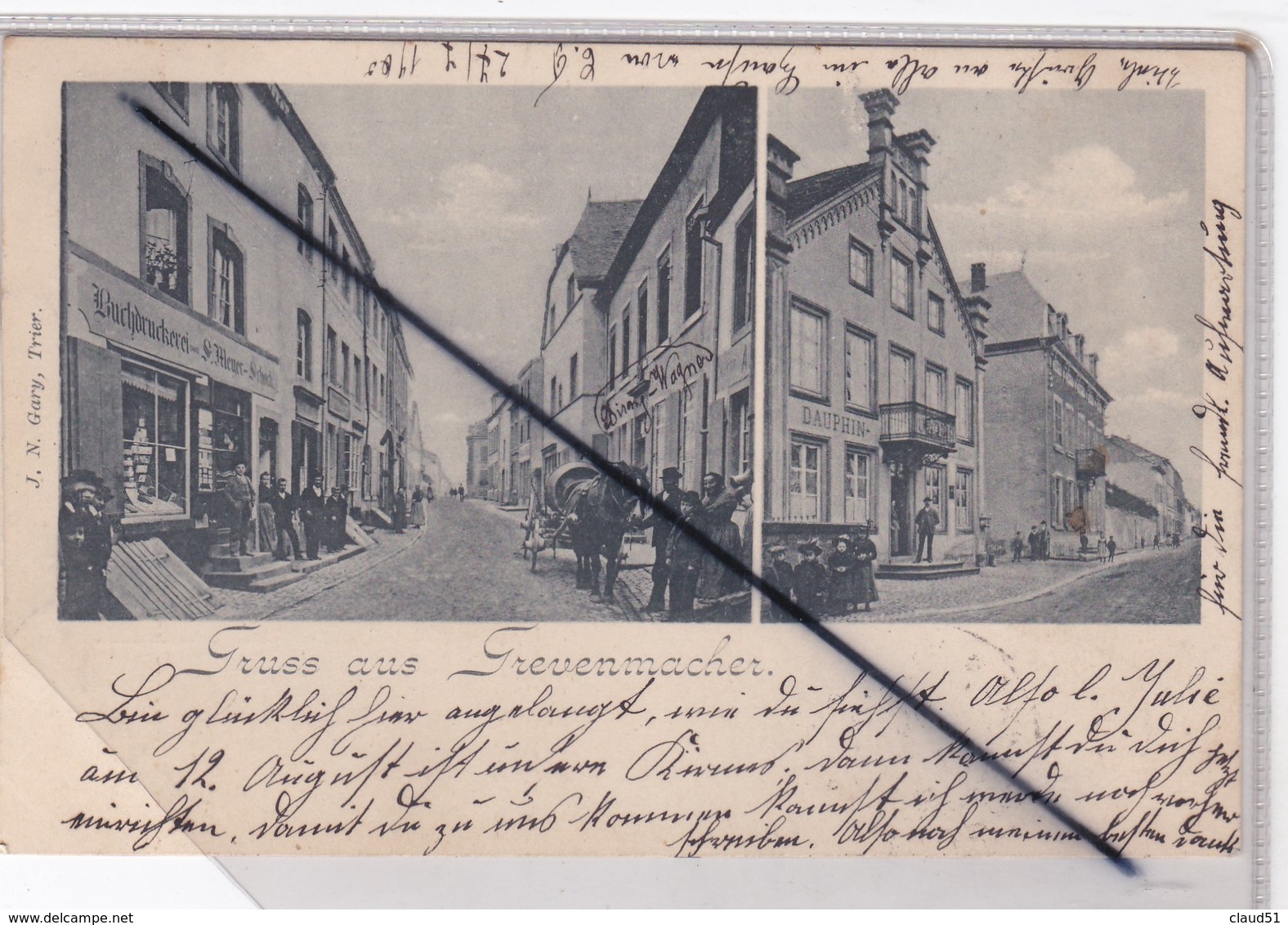 Luxembourg - Gruss Aus Grevenmacher -Canton Grevenmacher (carte Précurseur De 1900) - Sonstige & Ohne Zuordnung