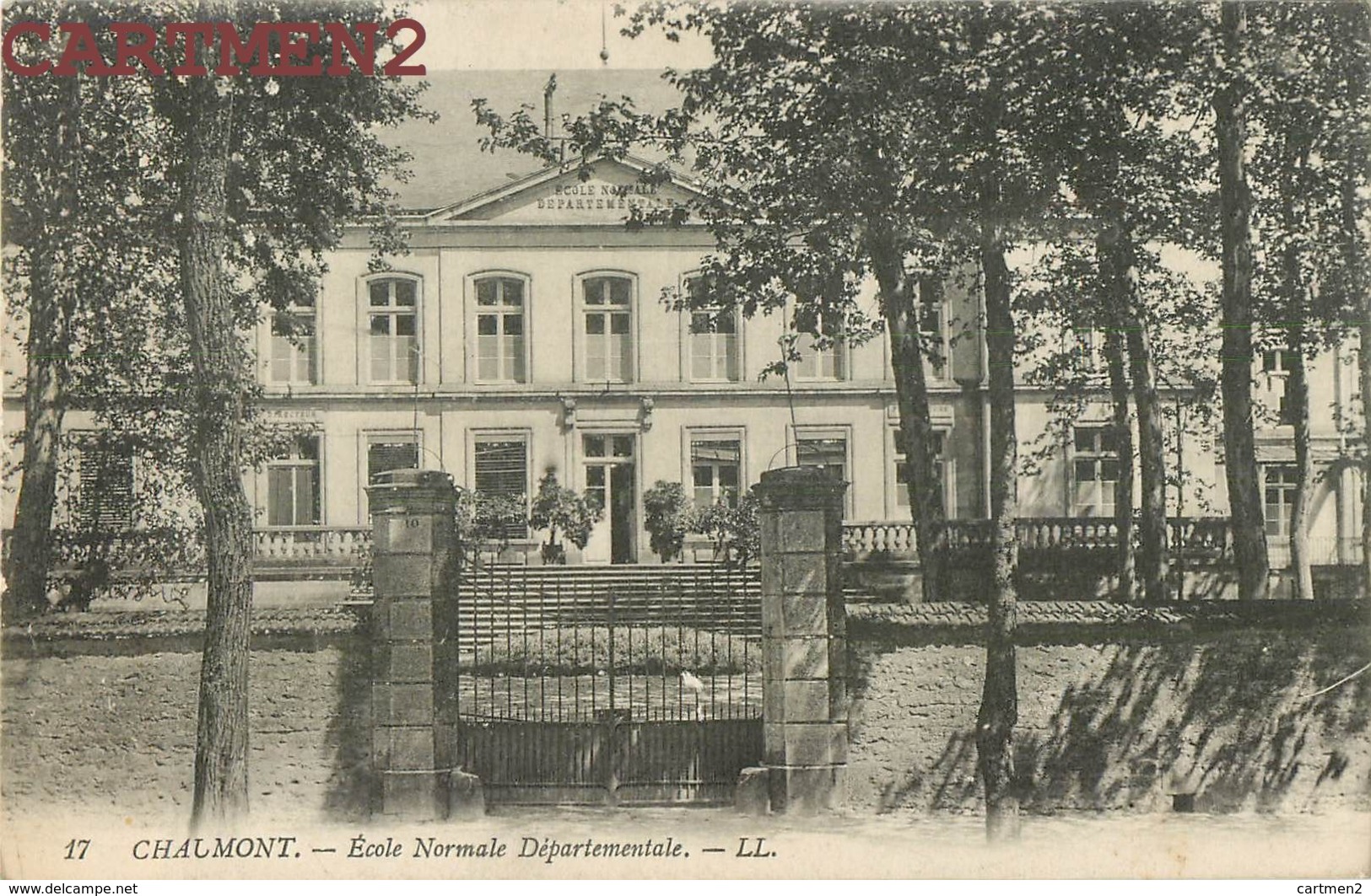 CHAUMONT CACHET GUERRE HOPITAL AUXILIAIRE MILITAIRE VAGUEMESTRE ECOLE NORMALE DEPARTEMENTALE 52 HAUTE-MARNE - Chaumont