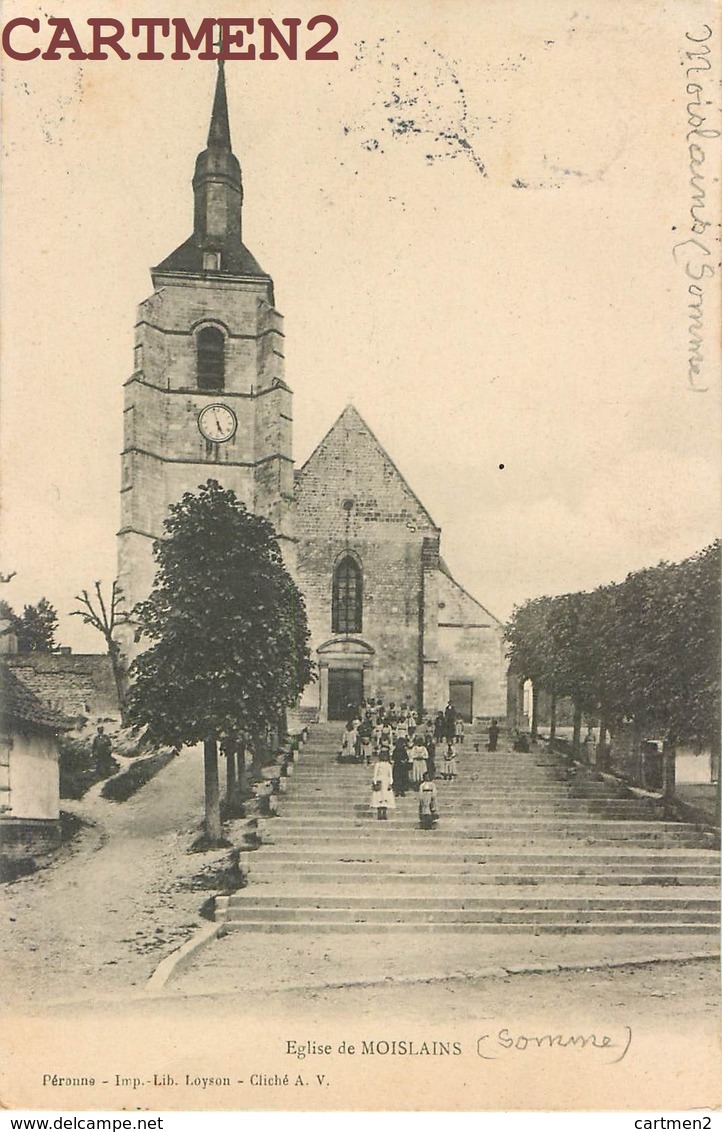 EGLISE DE MOISLAINS 80 SOMME - Moislains