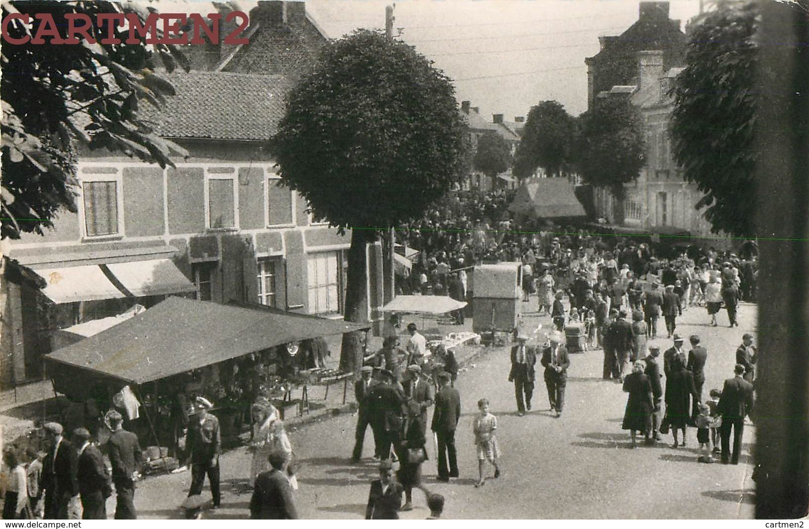 CRECY-EN-PONTHIEU LA FOIRE DE LA ST-LOUIS 80 SOMME - Crecy En Ponthieu