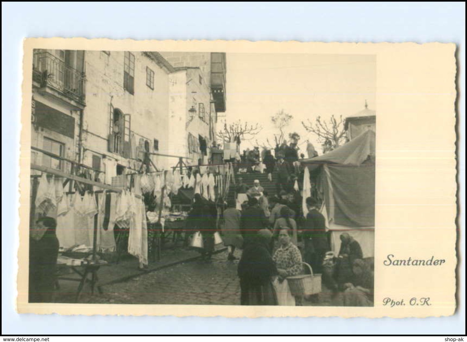 XX008916/ Santander  Spanien Foto AK Ca.1935 - Sonstige & Ohne Zuordnung