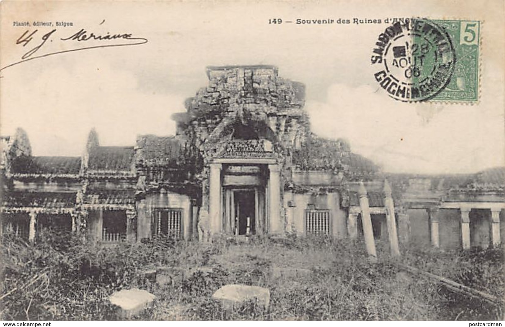 Cambodge - Souvenir Des Ruines D'Angkor 6 - Ed. Planté 149. - Cambodge