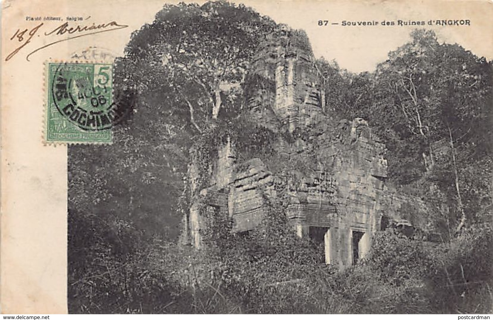 Cambodge - Souvenir Des Ruines D'Angkor 8 - Ed. Planté 87. - Cambodge