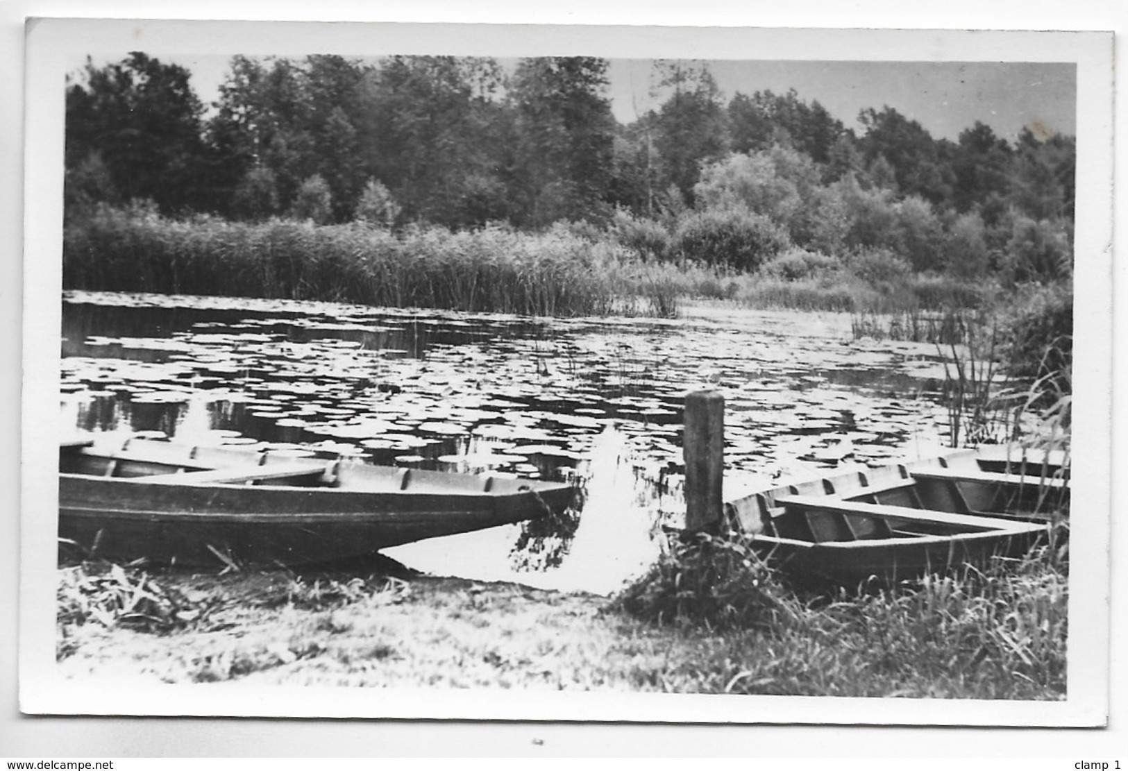 CPA 80 MAREUIL CAUBERT LES ETANGS  **LOT DE 4 CARTES NEUVES ** CHASSE A LA HUTTE ? PECHE ? ** - Autres & Non Classés