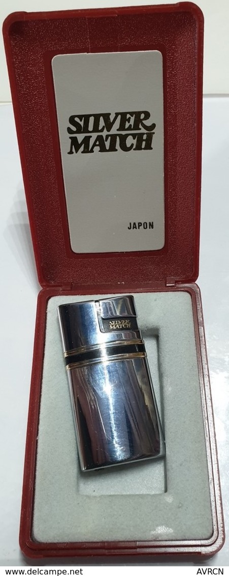 Briquet Gaz Silver Match « Japon » 1970. Neuf. Avec Sa Boite. - Autres & Non Classés