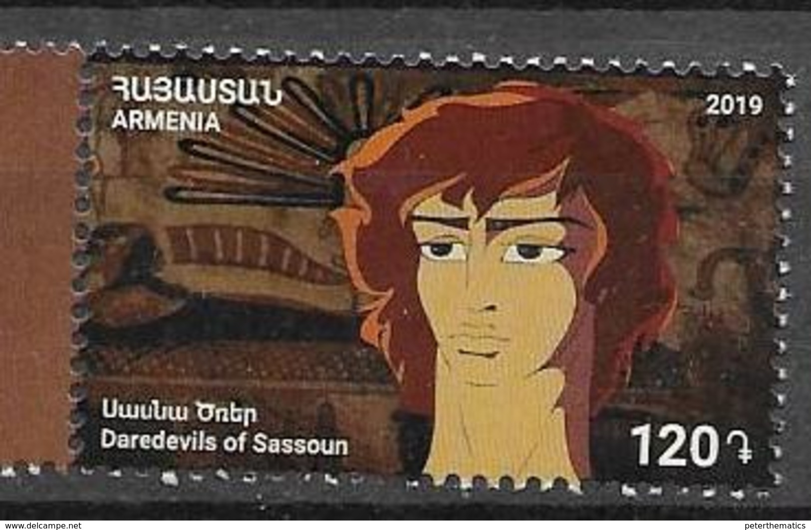 ARMENIA, 2019, MNH, ARMENIAN CARTOONS, THE DAREDEVILS OF SASSOUN,1v - Other & Unclassified