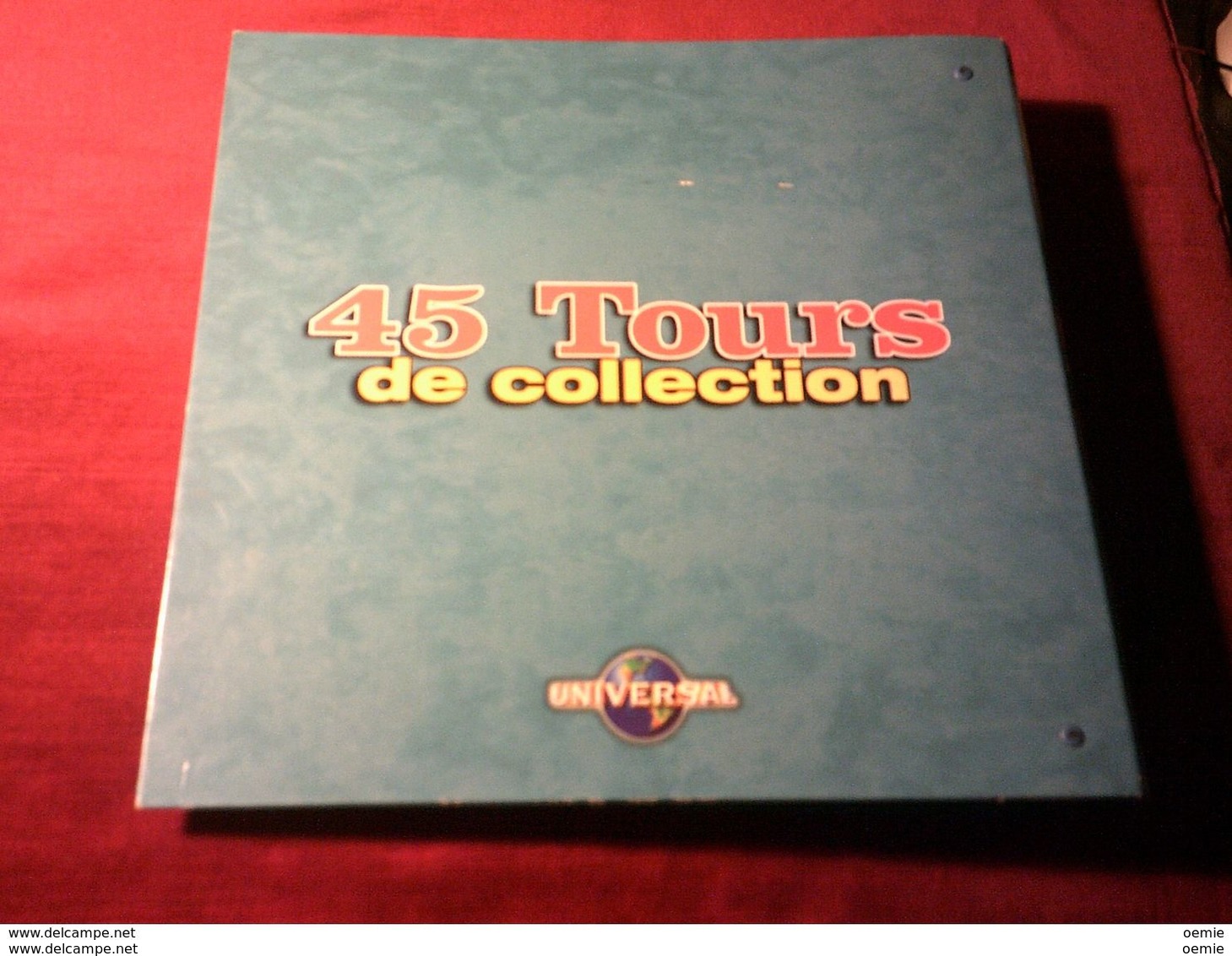JOHNNY  HALLYDAY   classeur 24 singles de collection