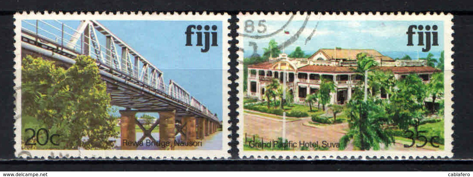FIJI - 1979 - Rewa Bridge, Grand Pacific Hotel, Suva - USATI - Fiji (1970-...)
