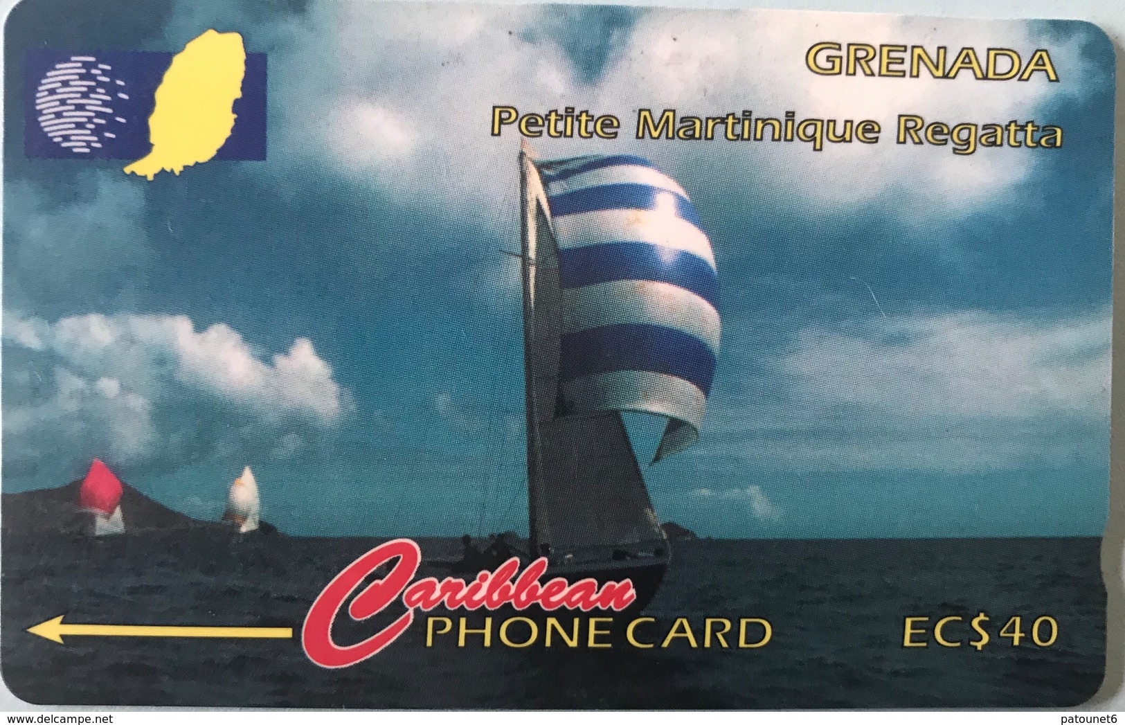 GRENADE  -  Phonecard  - Cable § Wireless  -  EC$40 - Grenada (Granada)