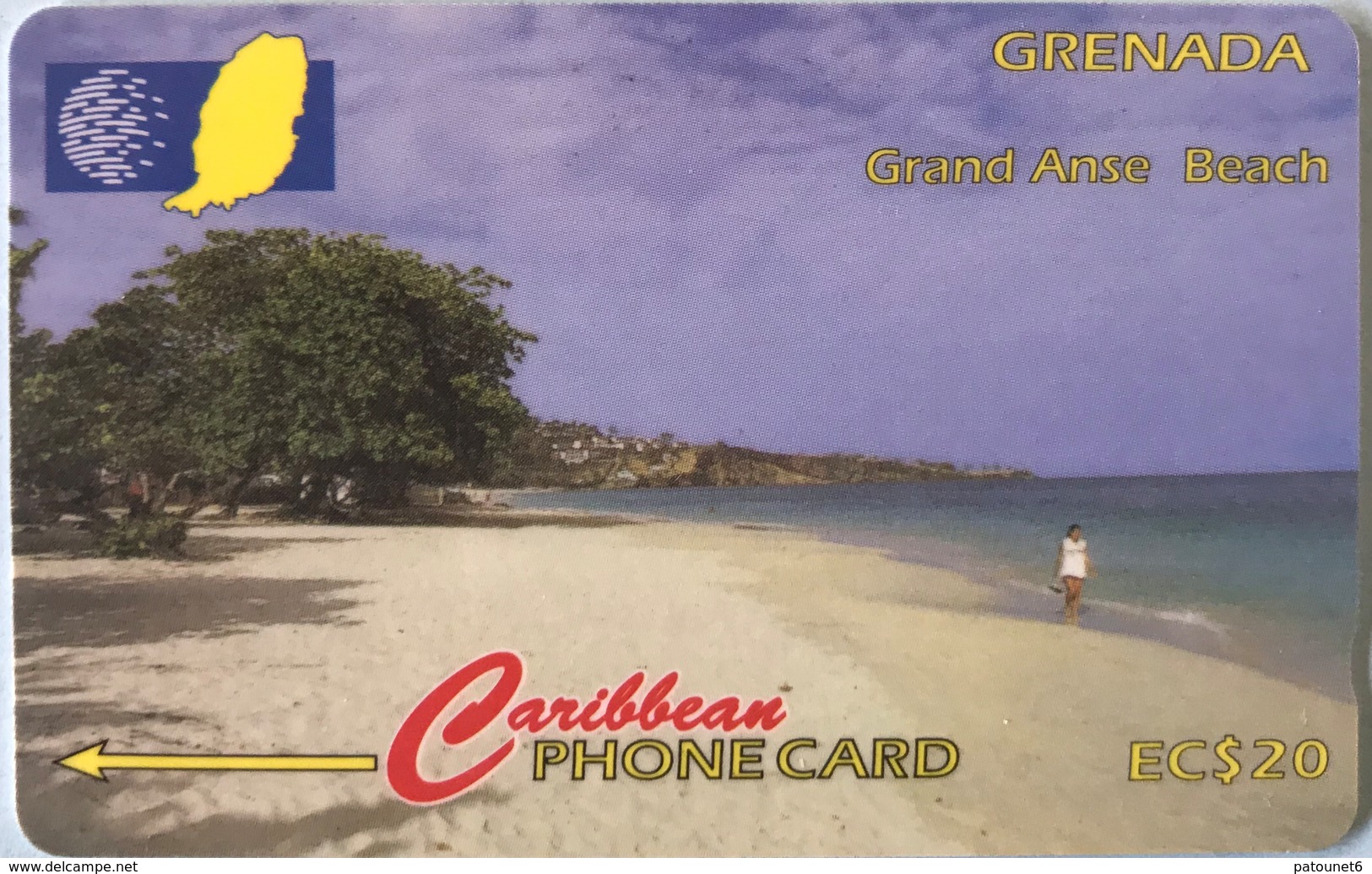 GRENADE  -  Phonecard  - Cable § Wireless  -  EC$10 - Grenada