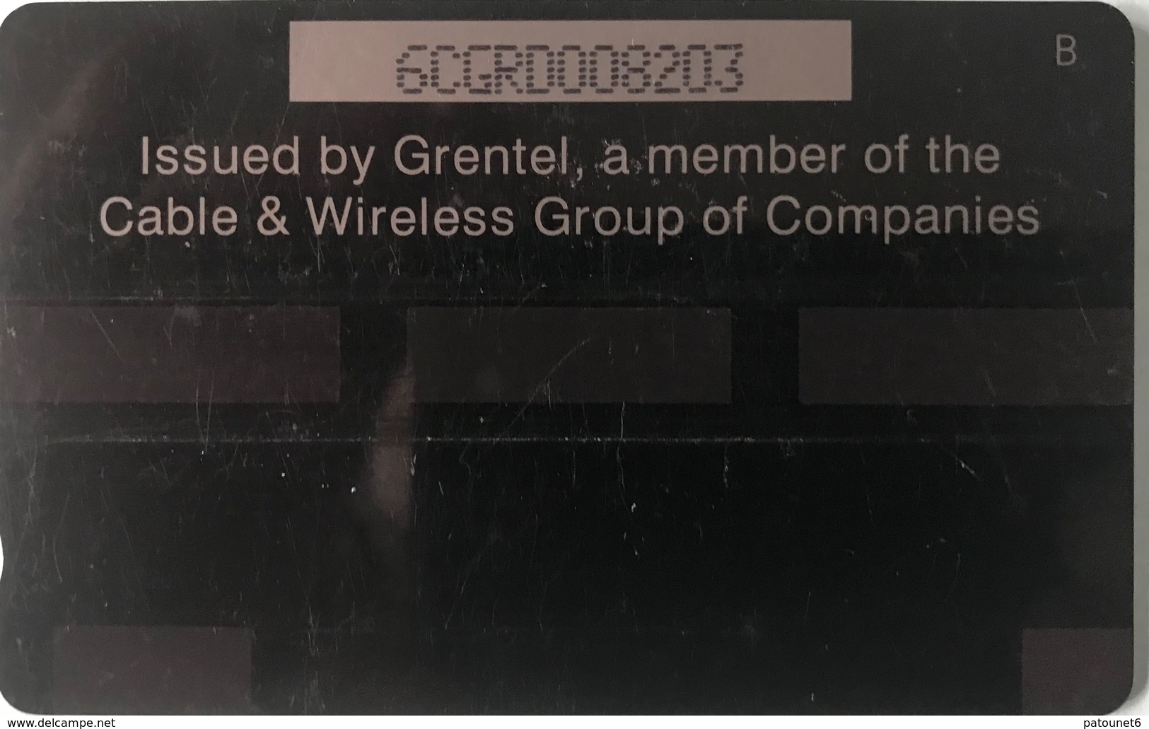 GRENADE  -  Phonecard  - Cable § Wireless  -  EC$75 - Granada