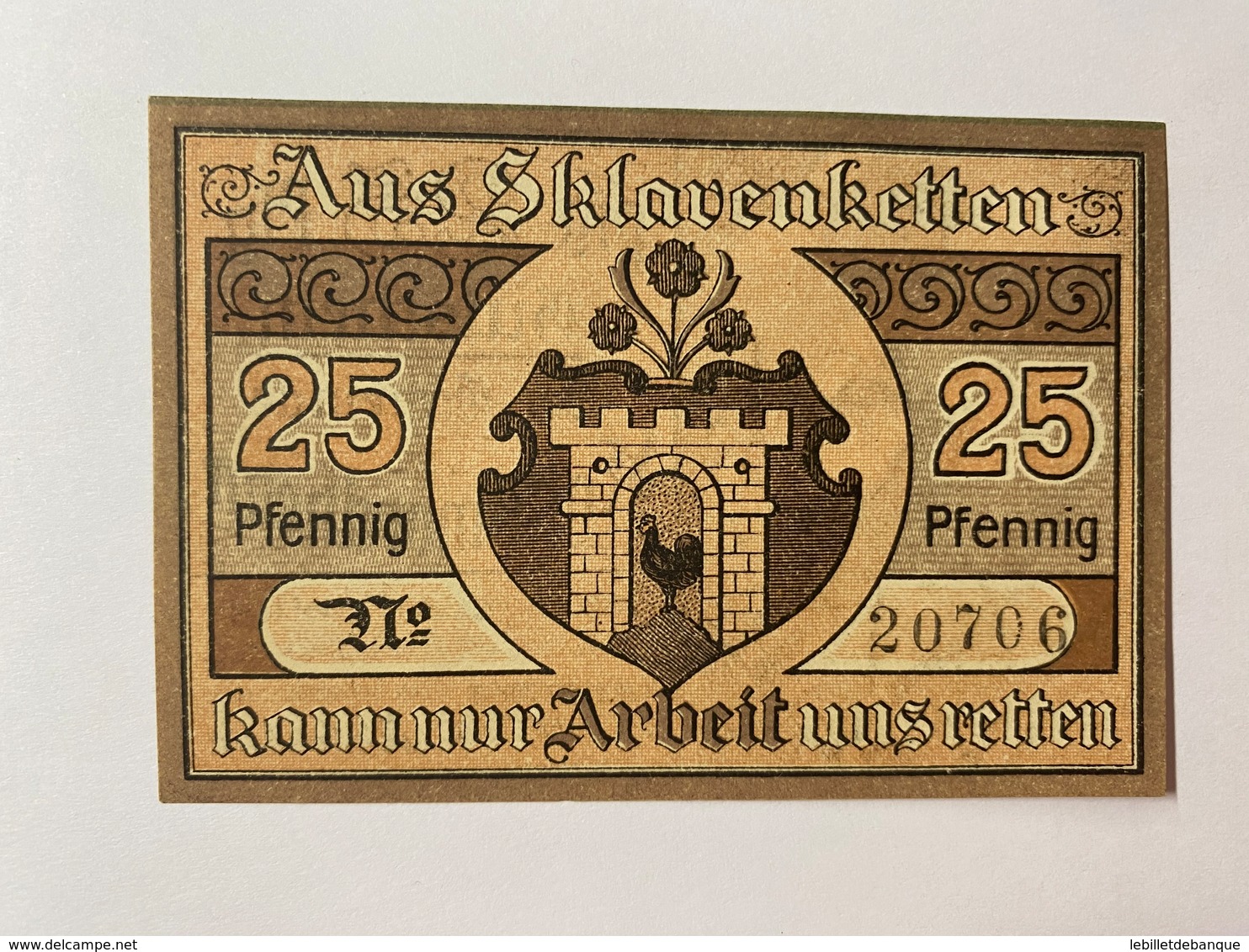 Allemagne Notgeld Kaltennordheim 25 Pfennig - Collections