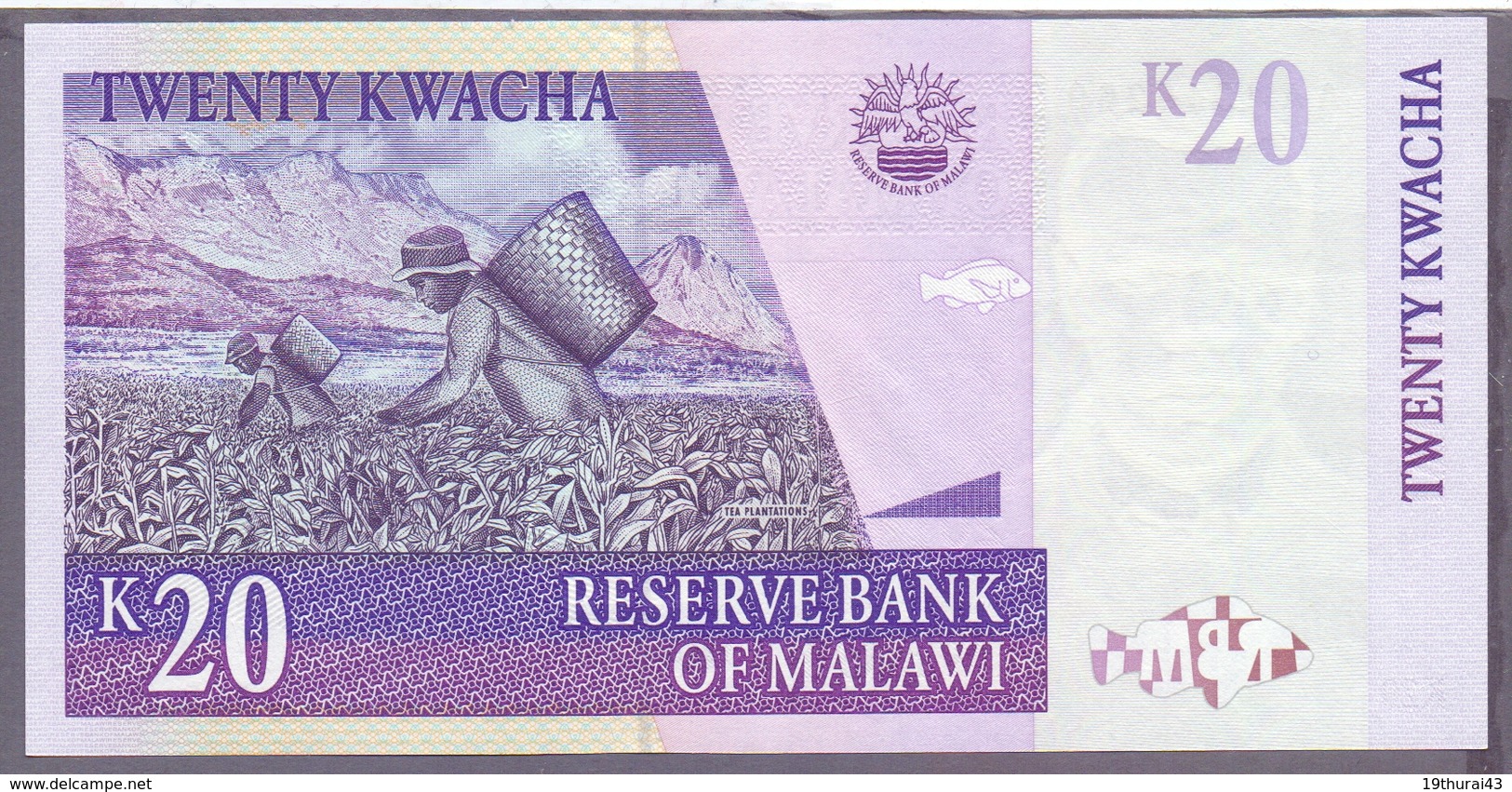 Malawi, 20 Kwacha 1997, Unc. Erhaltung - Autres - Afrique