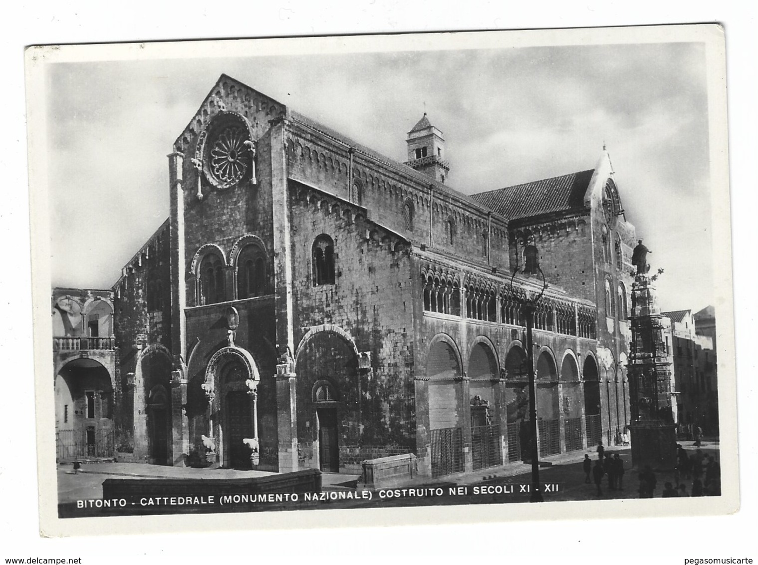 4372 - BITONTO CATTEDRALE MONUMENTO NAZIONALE COSTRUITO SECOLI XI - XII 1954 - Bitonto