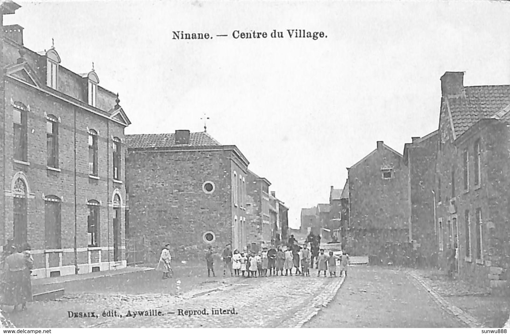 Ninane - Centre Du Village (animée, Edit Desaix, 1912) - Chaudfontaine