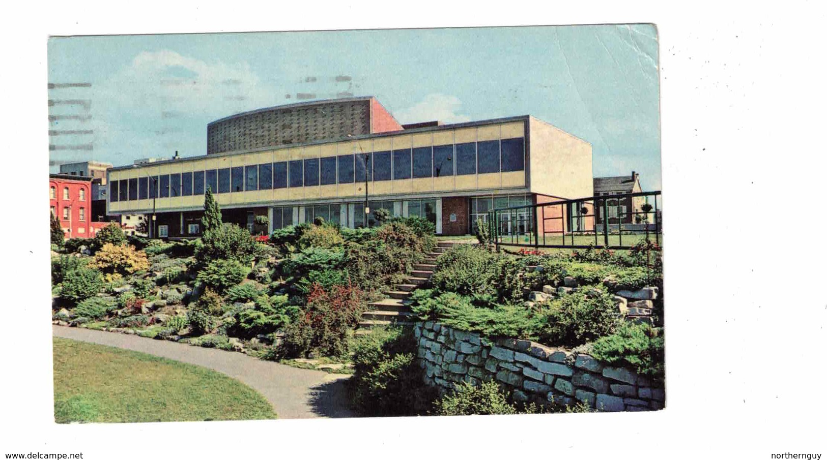 WINDSOR, Ontario, Canada, Cleary Auditorium & Memorial Convention Hall, 1966 Chrome Postcard, - Windsor