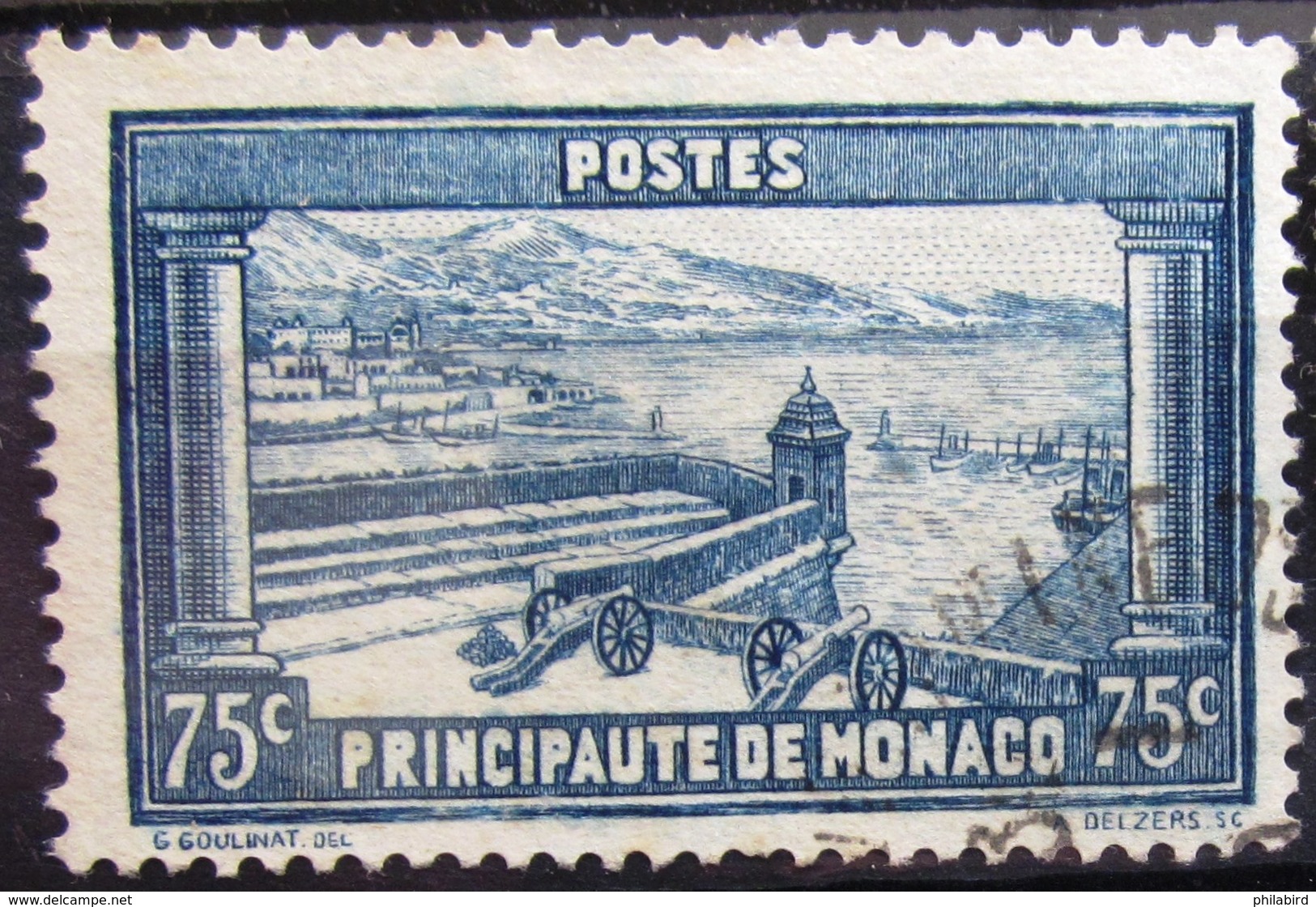 MONACO                               N° 125                          OBLITERE - Used Stamps