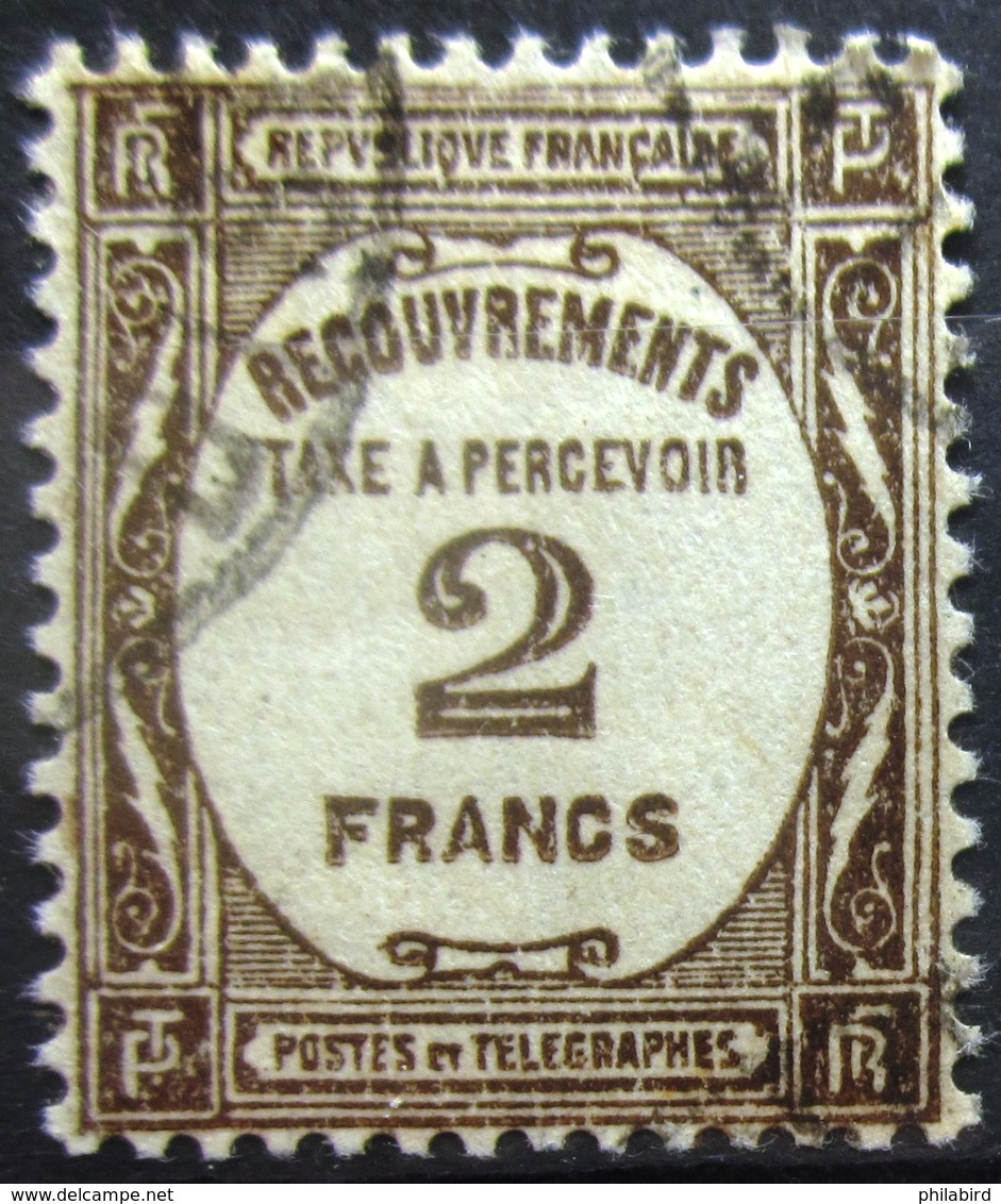 FRANCE                               TAXE 62                          OBLITERE - 1859-1959 Usati