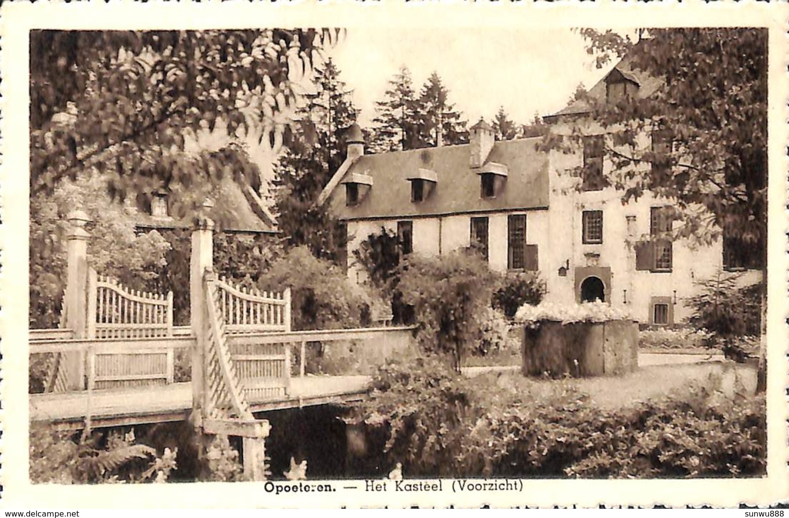 Opoeteren - Het Kasteel (voorzicht, Uitg. Joseph Creijns, Postzegel Scout) - Maaseik