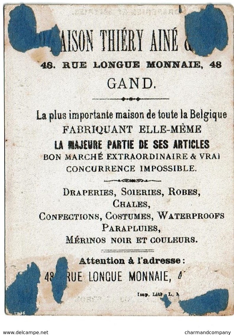 Chromo Province D'AnVERS - Maison Thiéry Ainé & Cie 48 Rue Longue Monnaie GAND - 2 Scans - Autres & Non Classés