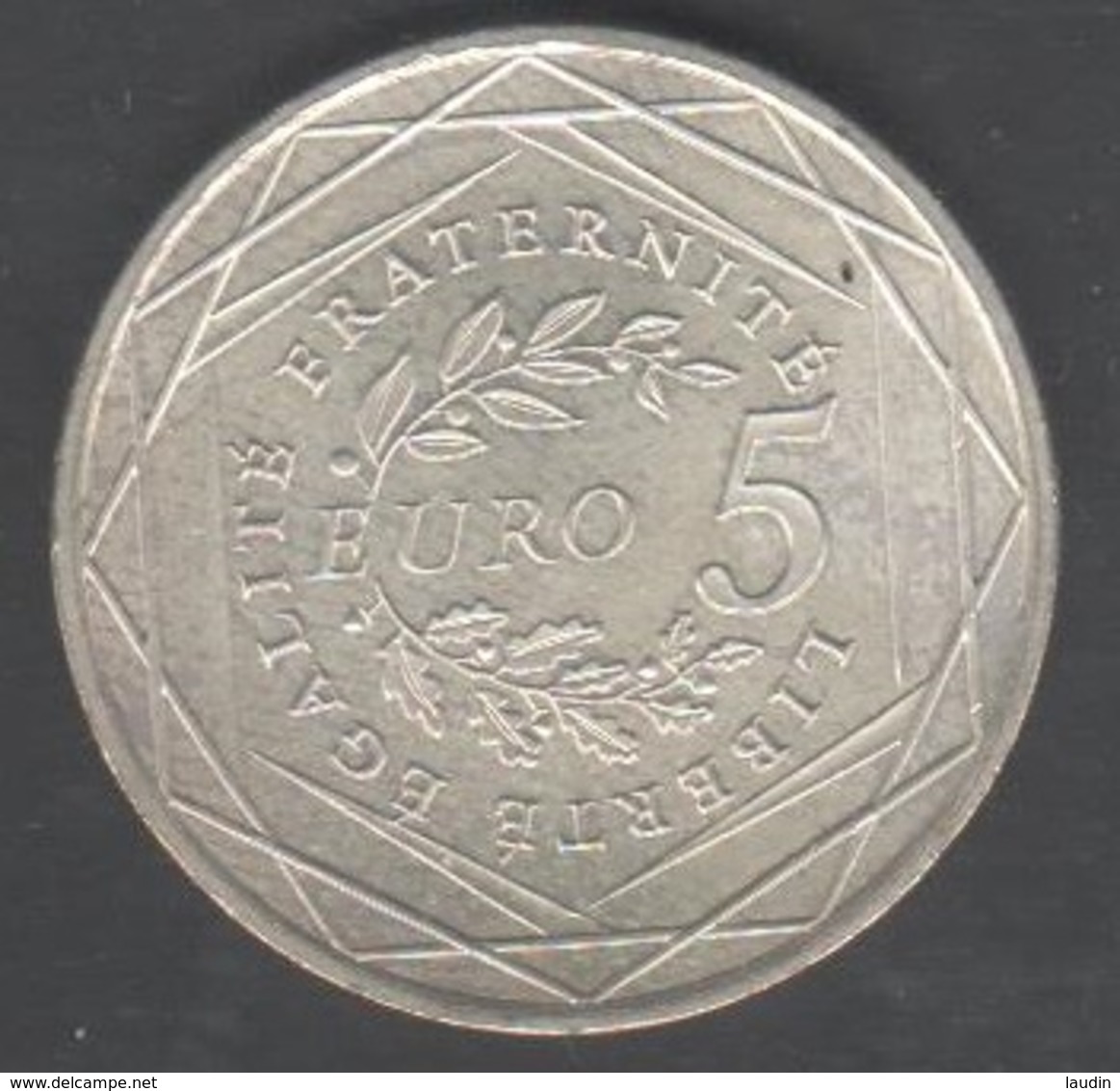 Pièce De 5 Euros Argent 2008 , Port Gratuit - Francia