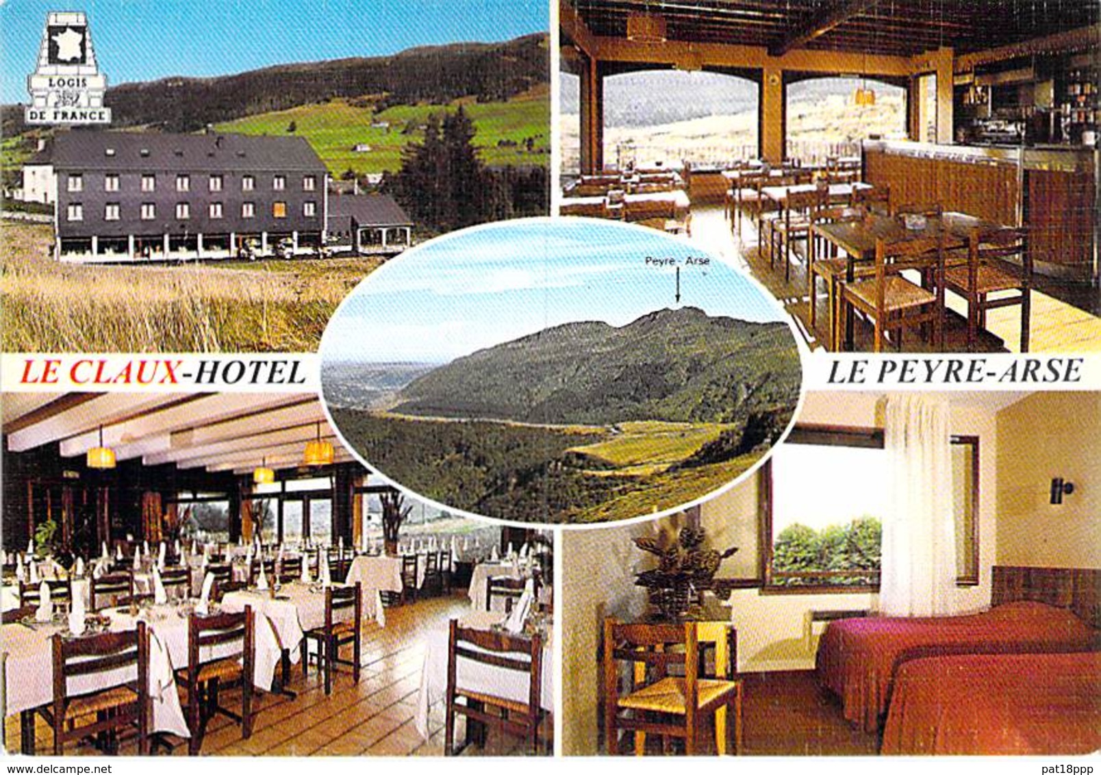 15 - LE CLAUX : Hotel Restaurant LE PEYRE ARSE - CPSM CPM Village ( 180  Habitants ) Grand Format - Cantal - Autres & Non Classés