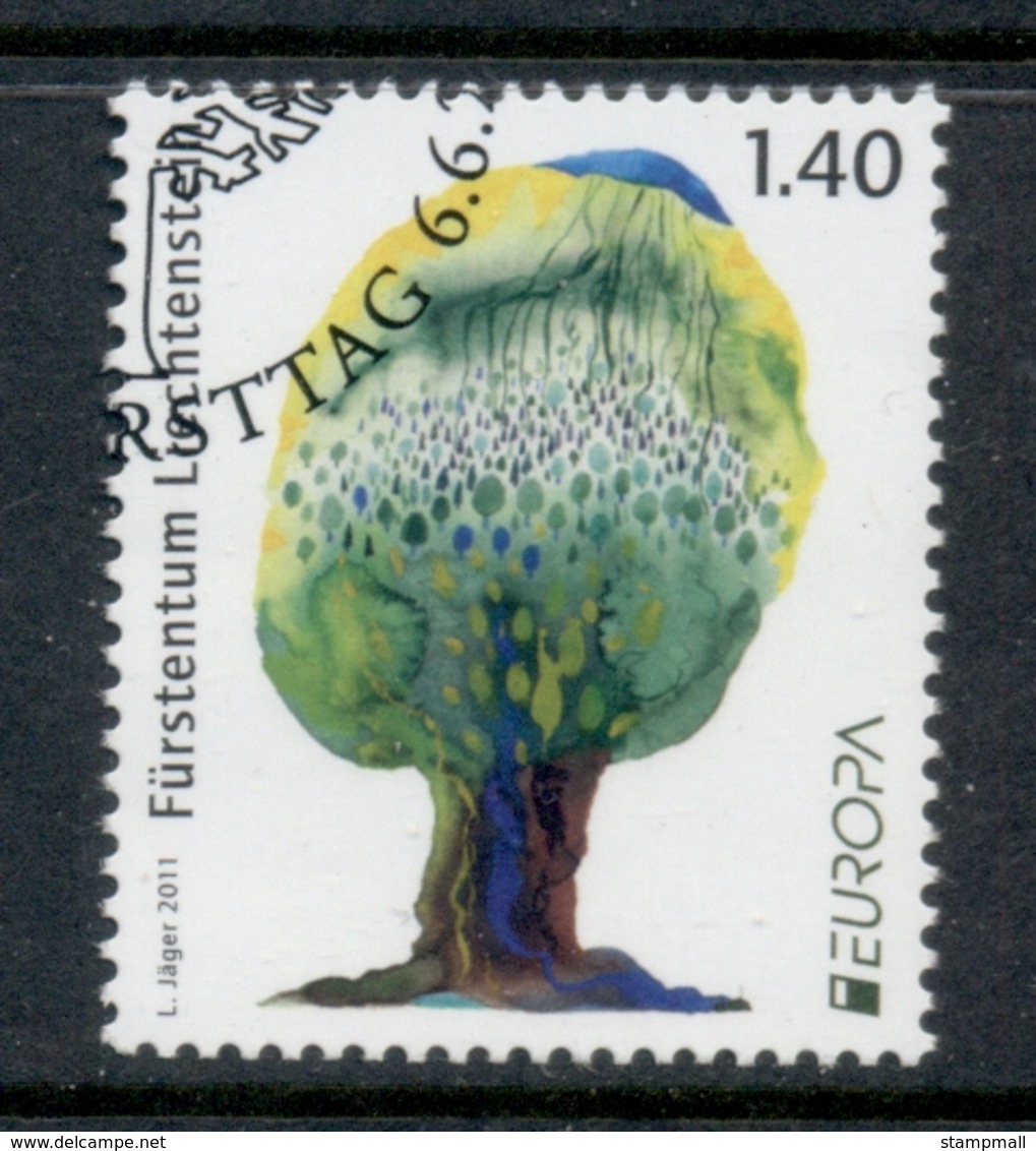 Liechtenstein 2011 Europa The Forest FU - Used Stamps