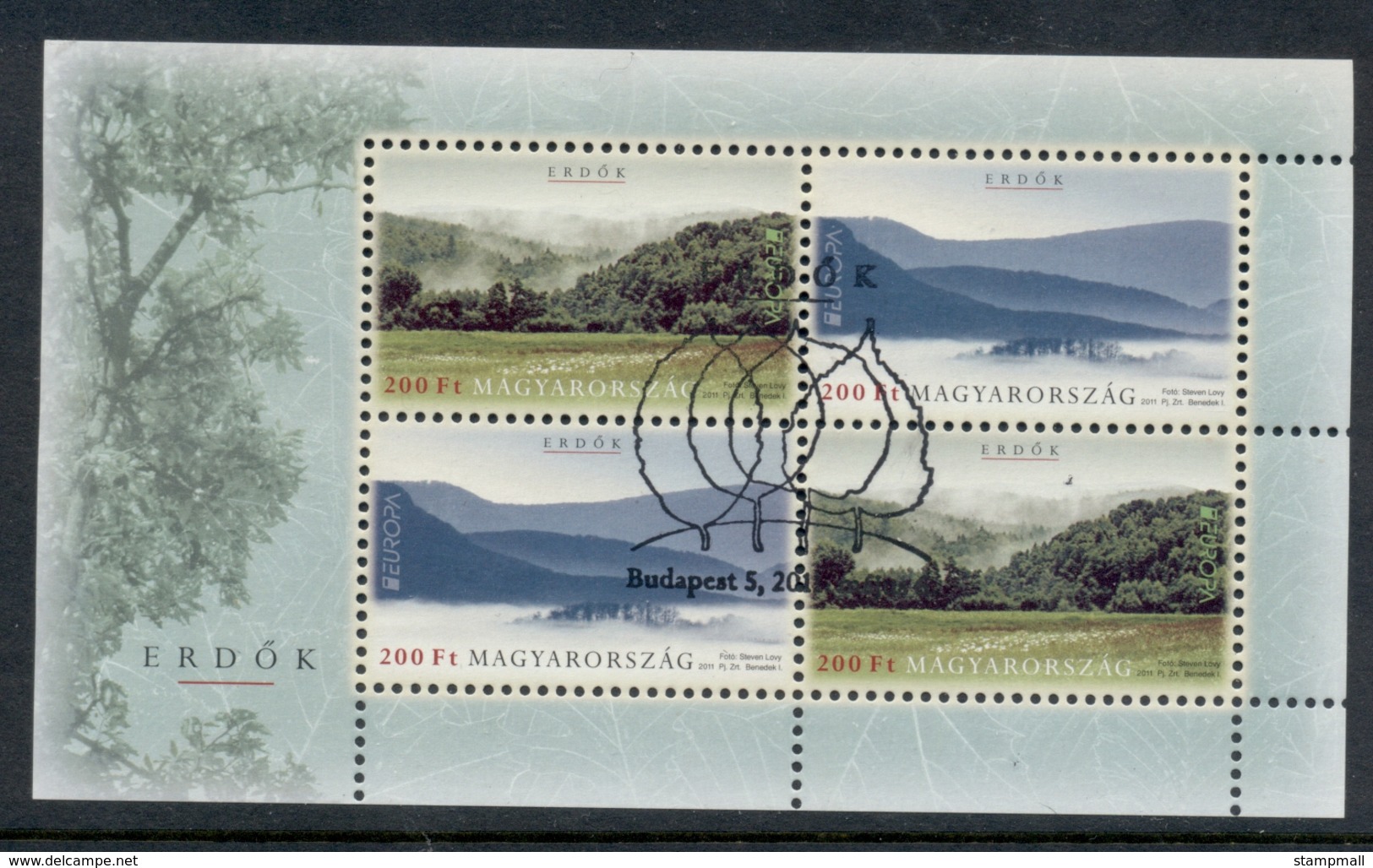 Hungary 2011 Europa The Forest MS FU - Used Stamps
