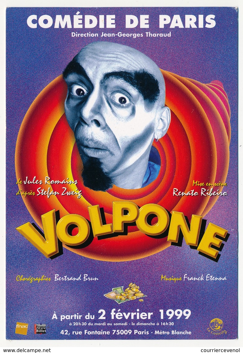 CPM - "Volpone" - De Jules Romains D'après Stephan Zweig - Comédie De Paris - Theatre