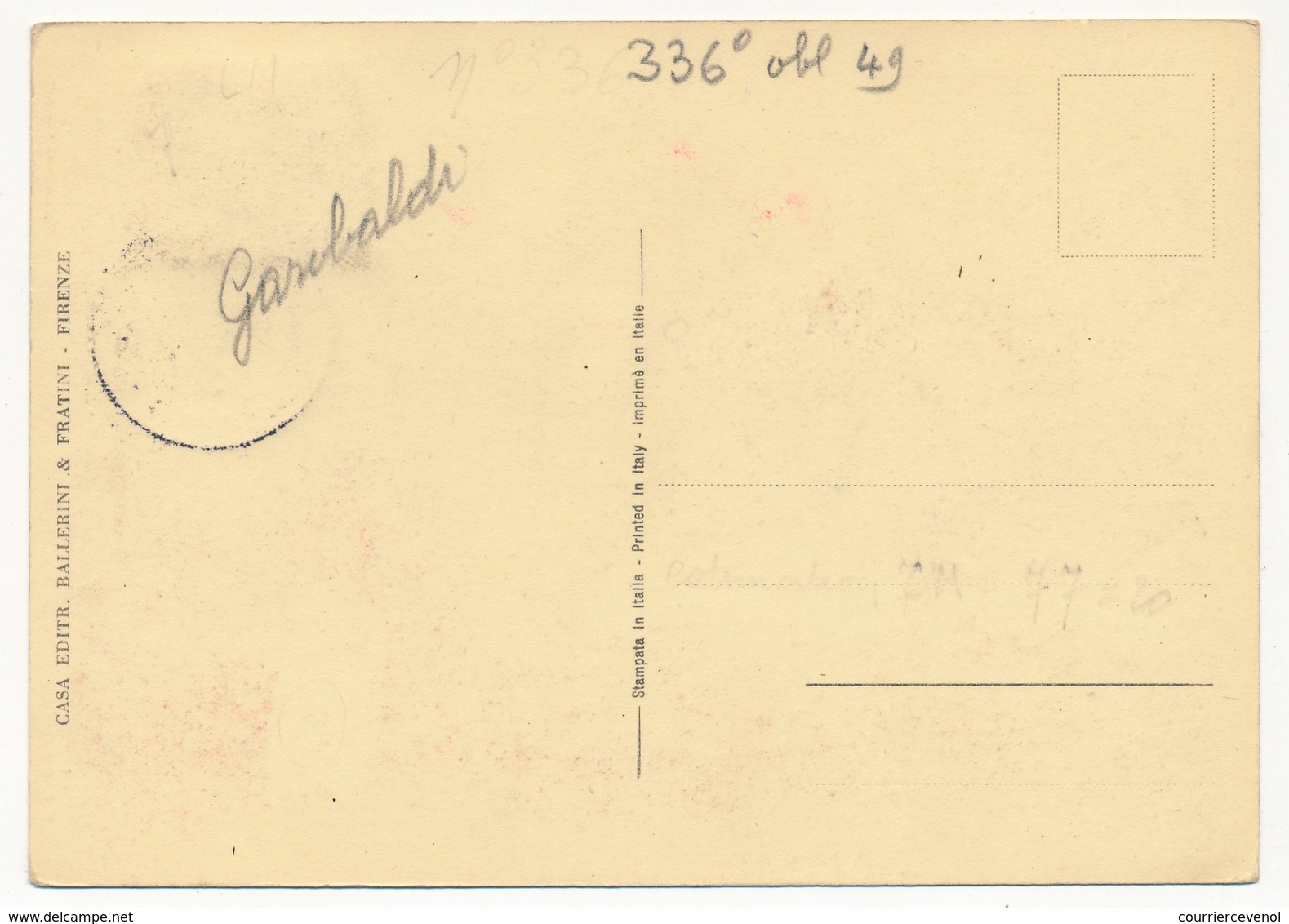 SAINT MARIN - Carte Maximum - Giuseppe GARIBALDI - 1949 - Lettres & Documents
