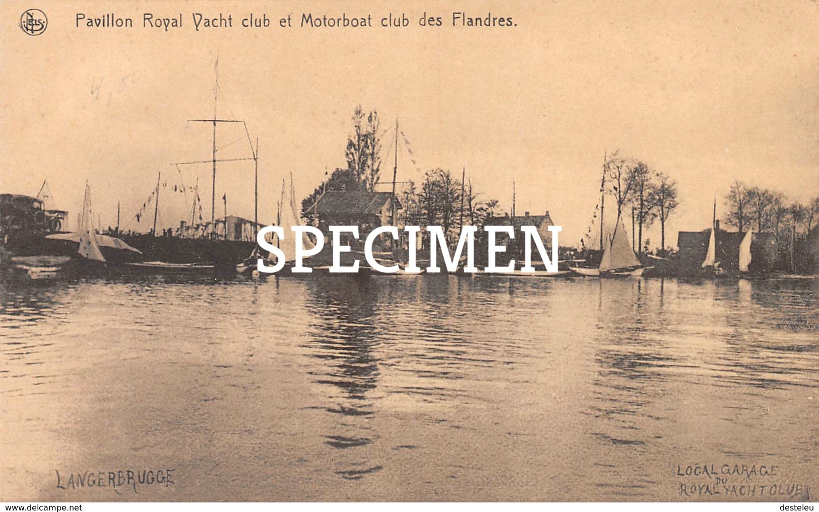 Pavillon Royal Yacht Club Et Motorboat Club De Flandres - Langerbrugge - Evergem