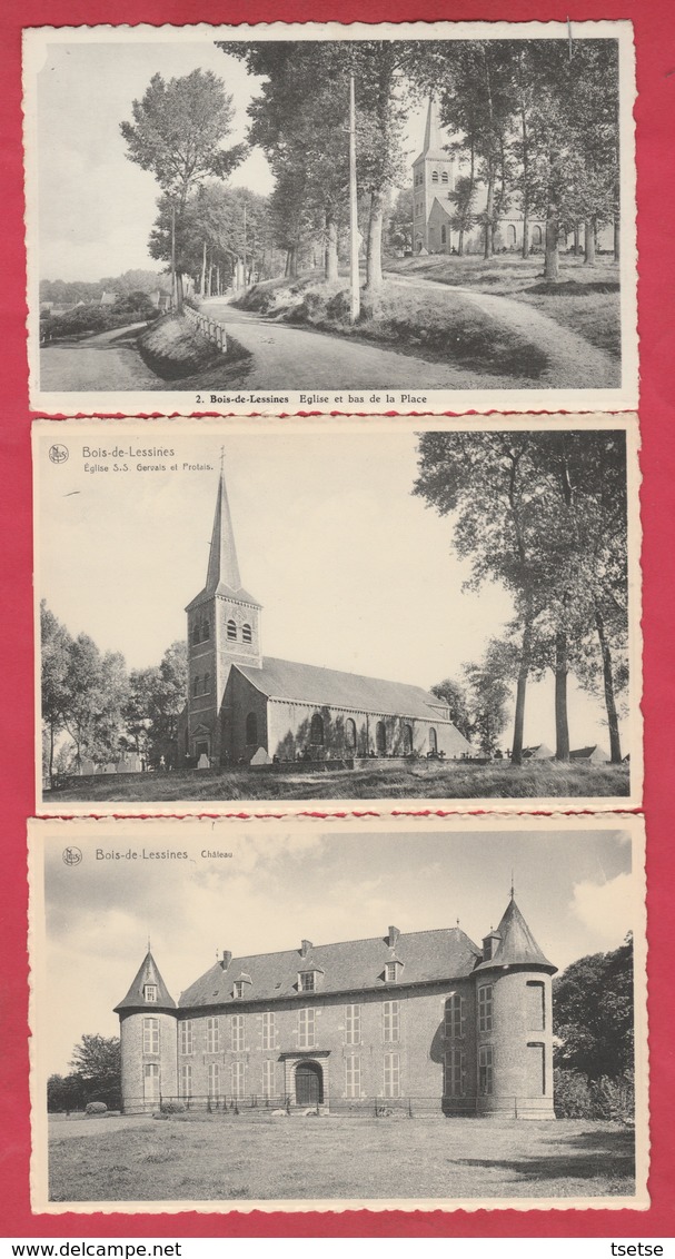 Bois-de-Lessines - 3 Cartes Postales  ( Voir Verso ) - Lessines